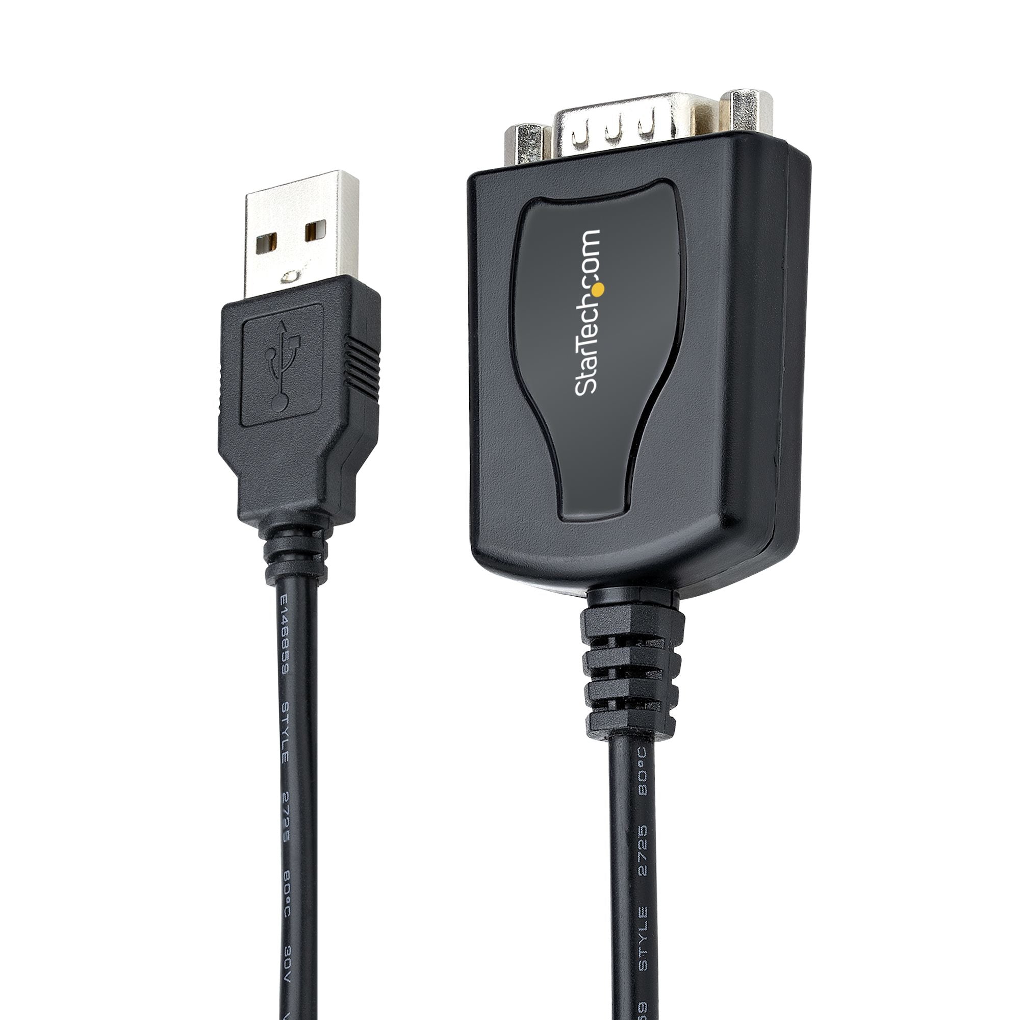 till USB-omvandlare, USB- till seriell adapter för PLC/skrivare/skanner, Prolific Chipset, Windows/Mac StarTech.com 1P3FPC-