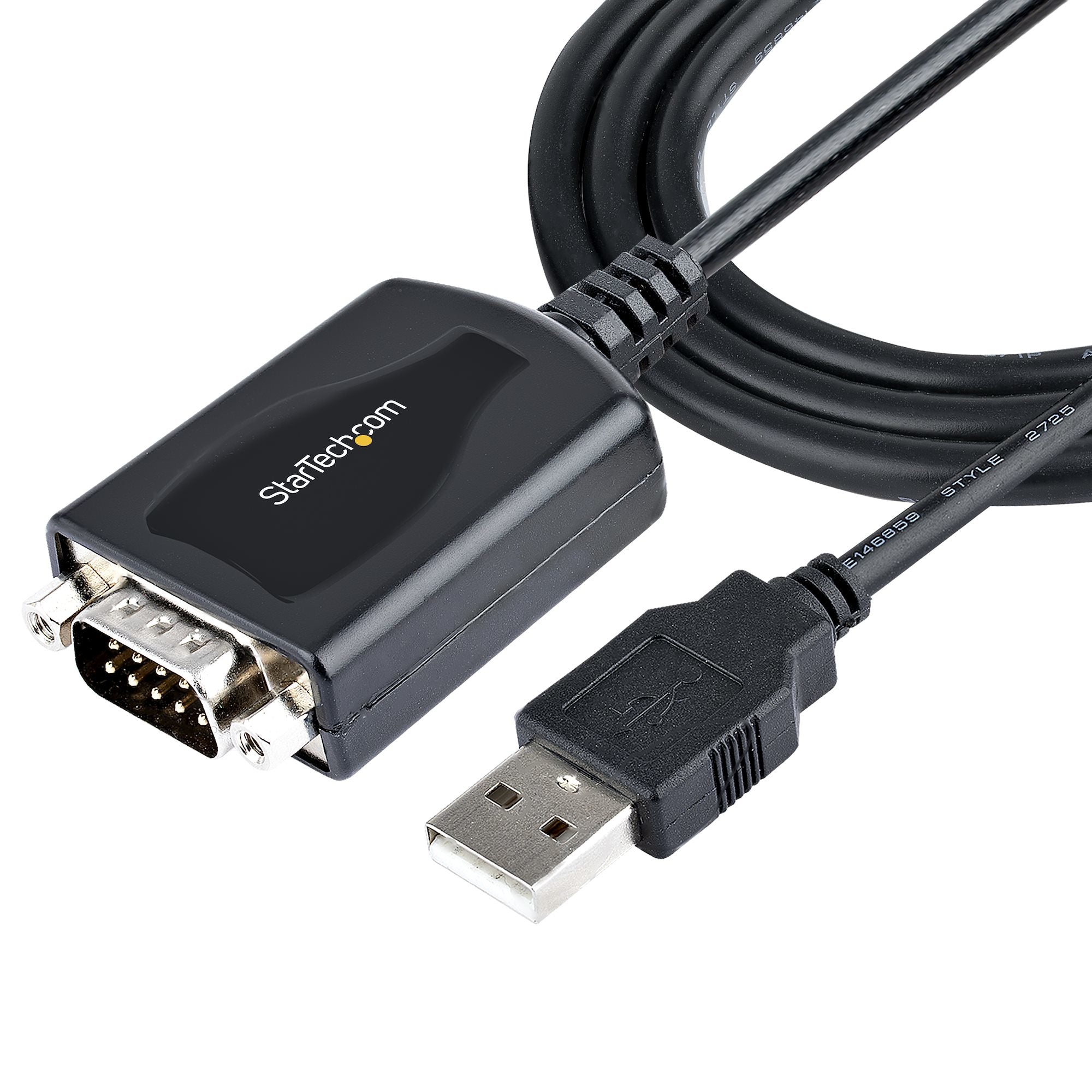 www.electricalstuff.se ElectricalStuff.se StarTech.com 1 m USB- till seriell kabel med COM-portretention, DB9 Male RS232-