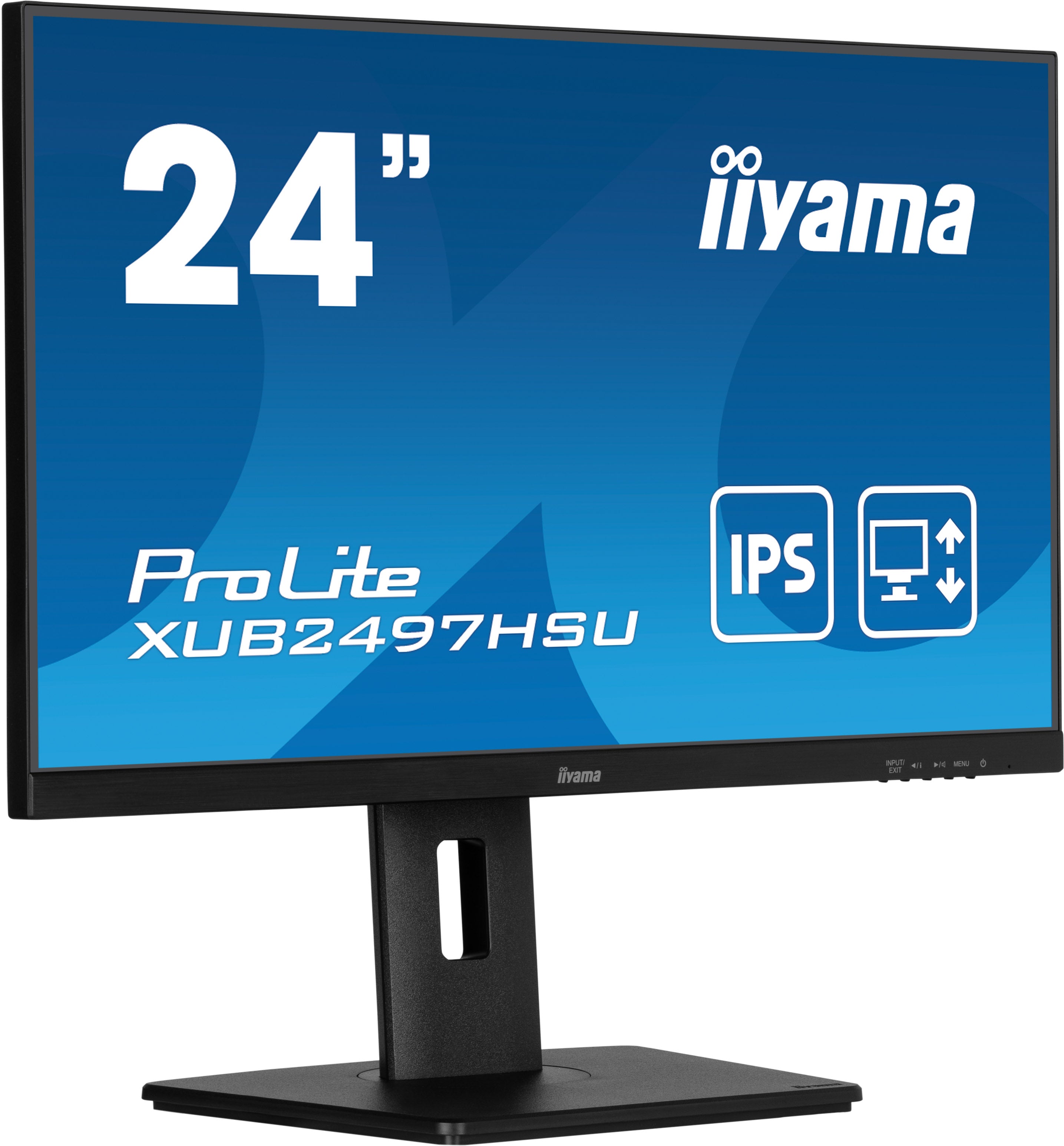 iiyama XUB2497HSU-B2 platta pc-skärmar 60,5 cm (23.8") 1920 x 1080 pixlar Full HD LED Svart iiyama XUB2497HSU-B2 494857012
