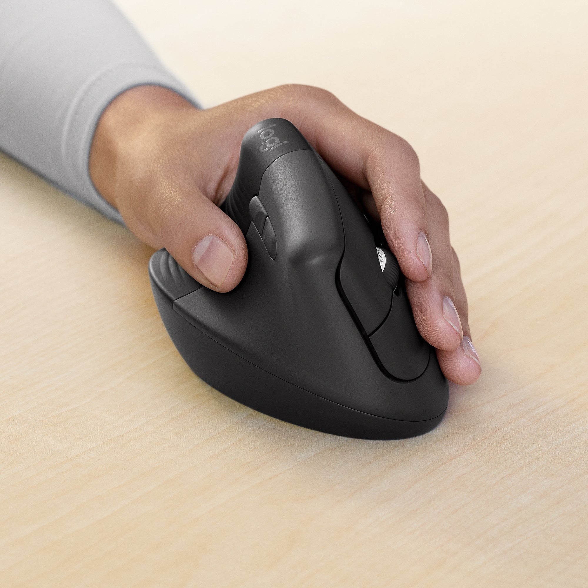 Logitech Lift for Business datormöss Kontor vänster hand Trådlös RF + Bluetooth Optisk 4000 DPI Logitech 910-006495 5099206