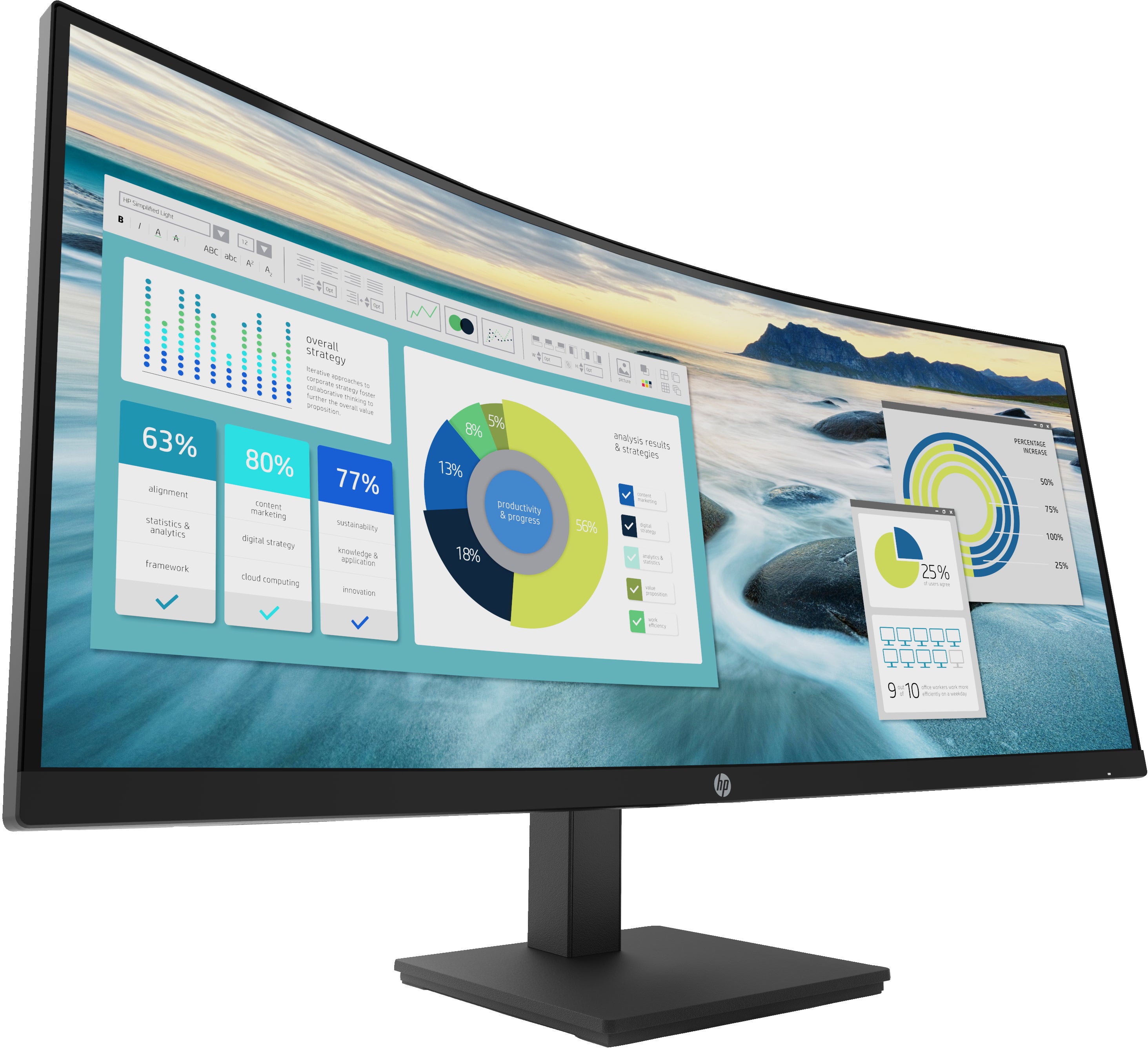 c G4 platta pc-skärmar 86,4 cm (34") 3440 x 1440 pixlar Quad HD LED Svart HP 21Y56AA#ABB 0195122737191|195122737191 Platta P
