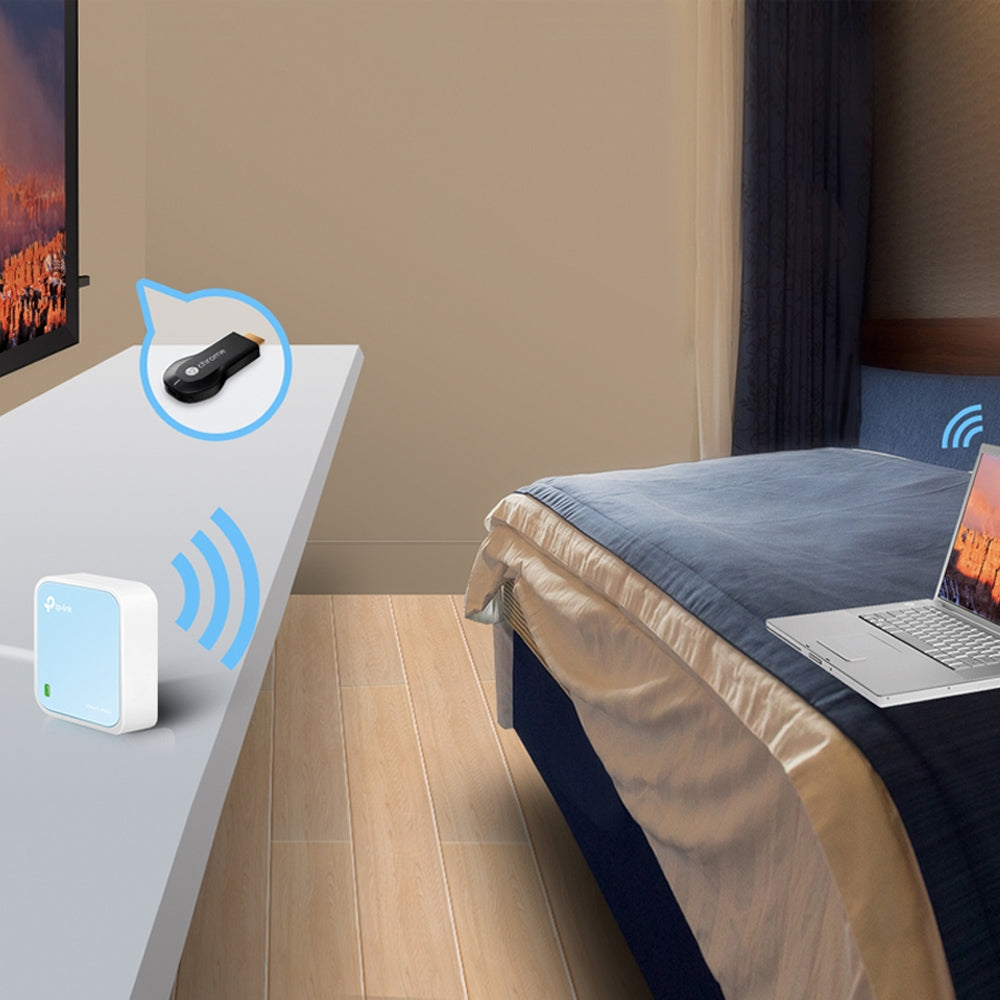ös router Snabb Ethernet Singel-band (2,4 GHz) Blå, Vit TP-Link TL-WR802N 6935364071714 Trådlösa Routrar TL-WR802N www.ele