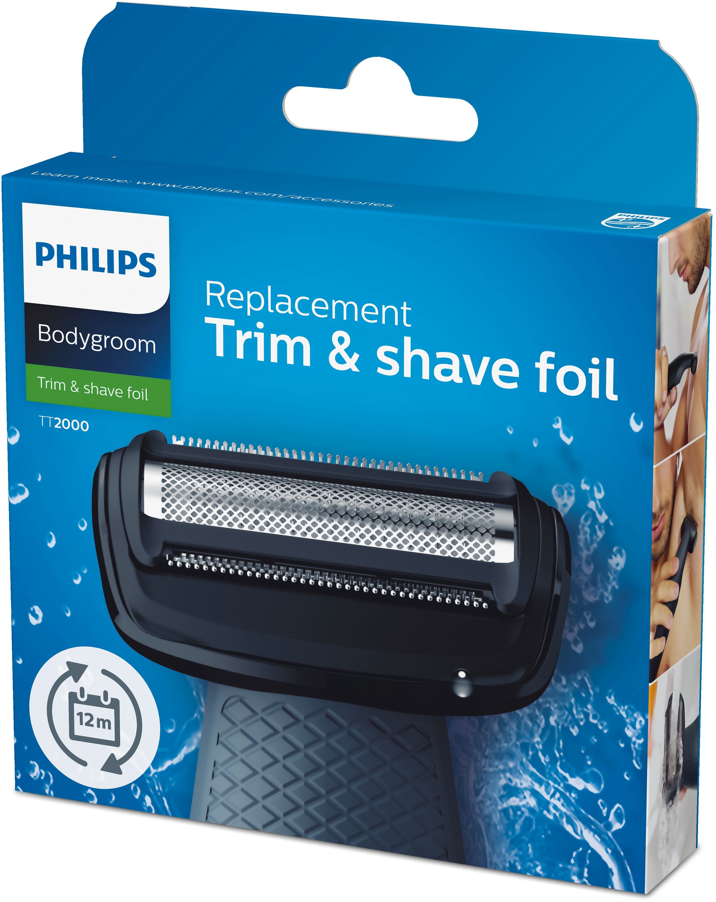 ricalstuff.se ElectricalStuff.se Philips Bodygroom replacement foil TT2000/43 Extra skärblad Philips TT2000/43 18710103534