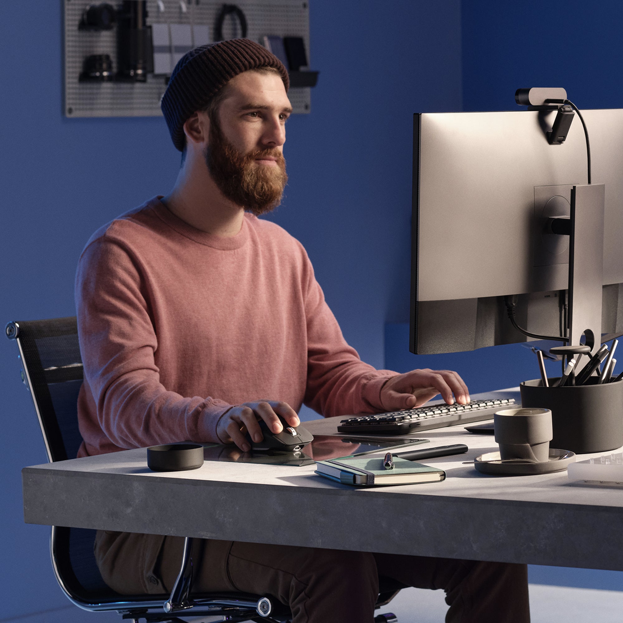 aster 3S datormöss Kontor högerhand Trådlös RF + Bluetooth laser 8000 DPI Logitech 910-006560 5099206103733 Datormöss MX M