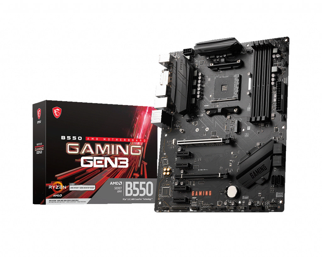 www.electricalstuff.se ElectricalStuff.se MSI B550 GAMING GEN3 moderkort AMD B550 Uttag AM4 ATX MSI B550 GAMING GEN3 47190