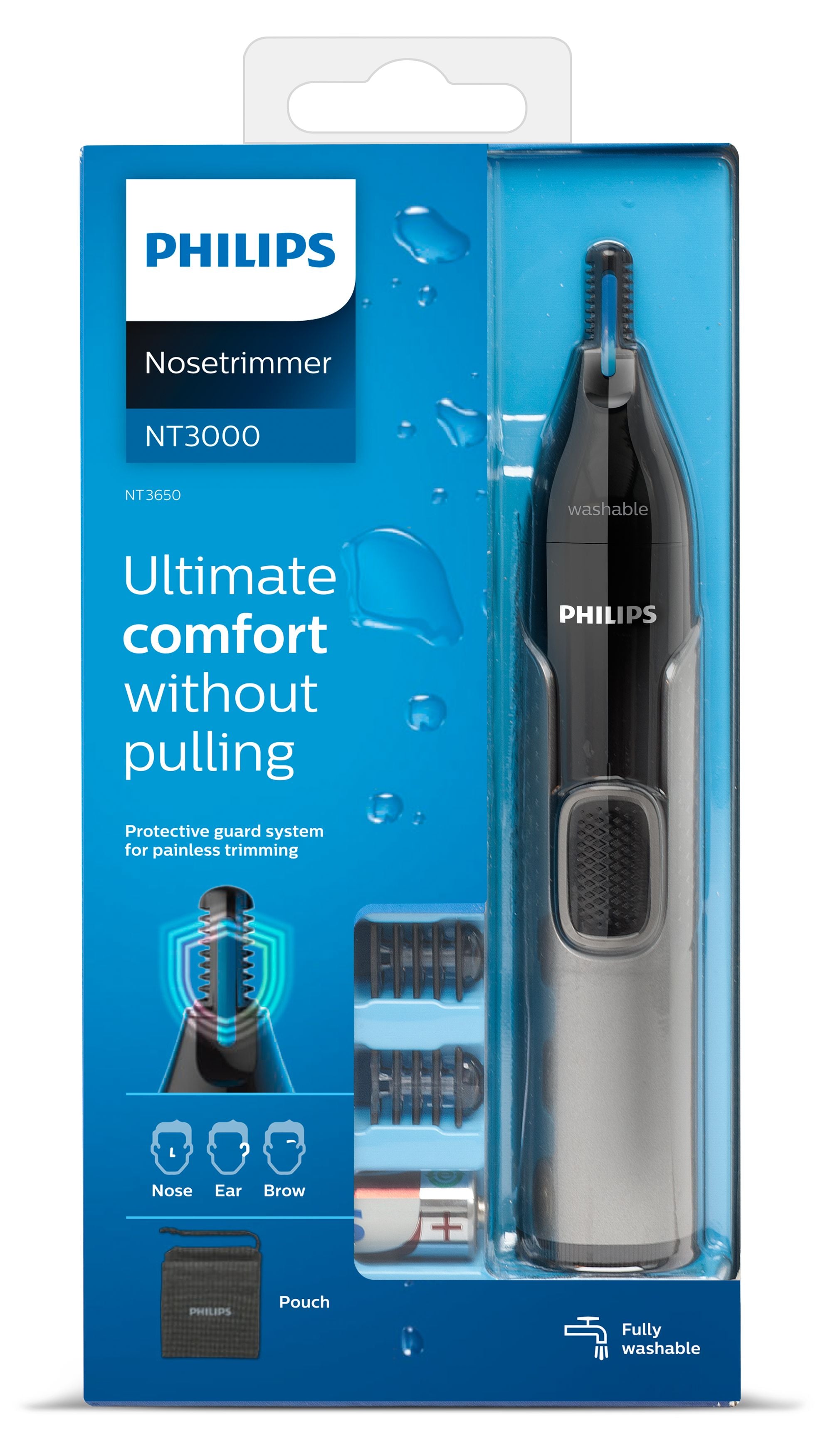 strimmer Philips NT3650/16 8710103924005|8710103932543|8710103924012|8710103932536 Skägg/Hår Trimmer 3000 series Nose trimm