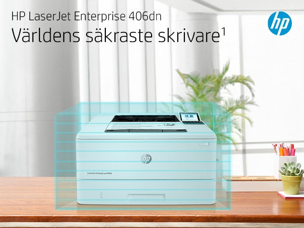 98|193905205998 Laserskrivare LaserJet Enterprise HP LaserJet Enterprise M406dn, Svartvit, Skrivare för Företag, Utskrift,