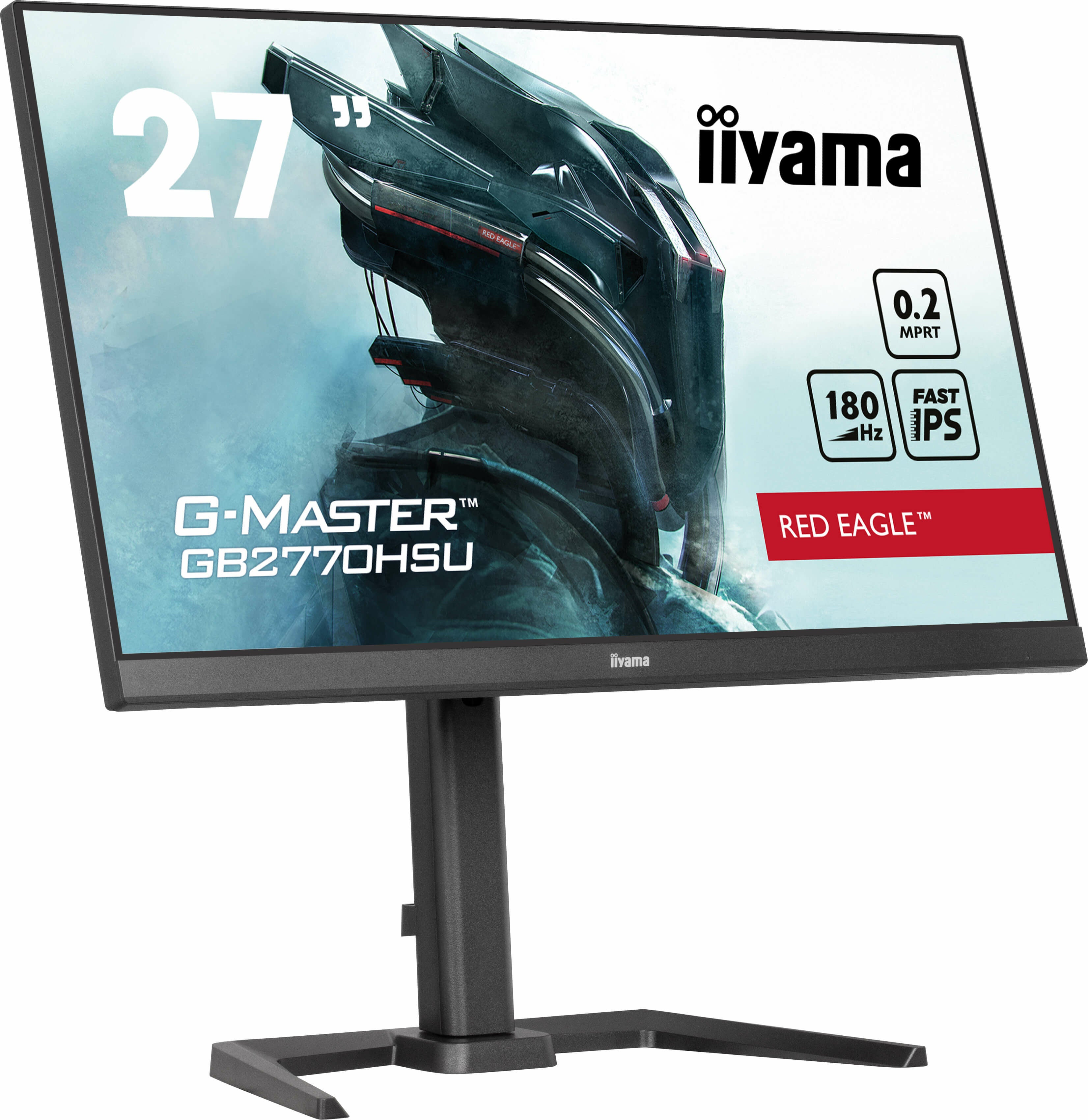 B2770HSU-B6 platta pc-skärmar 68,6 cm (27") 1920 x 1080 pixlar Full HD LCD Svart iiyama GB2770HSU-B6 4948570123964 Platta Pc