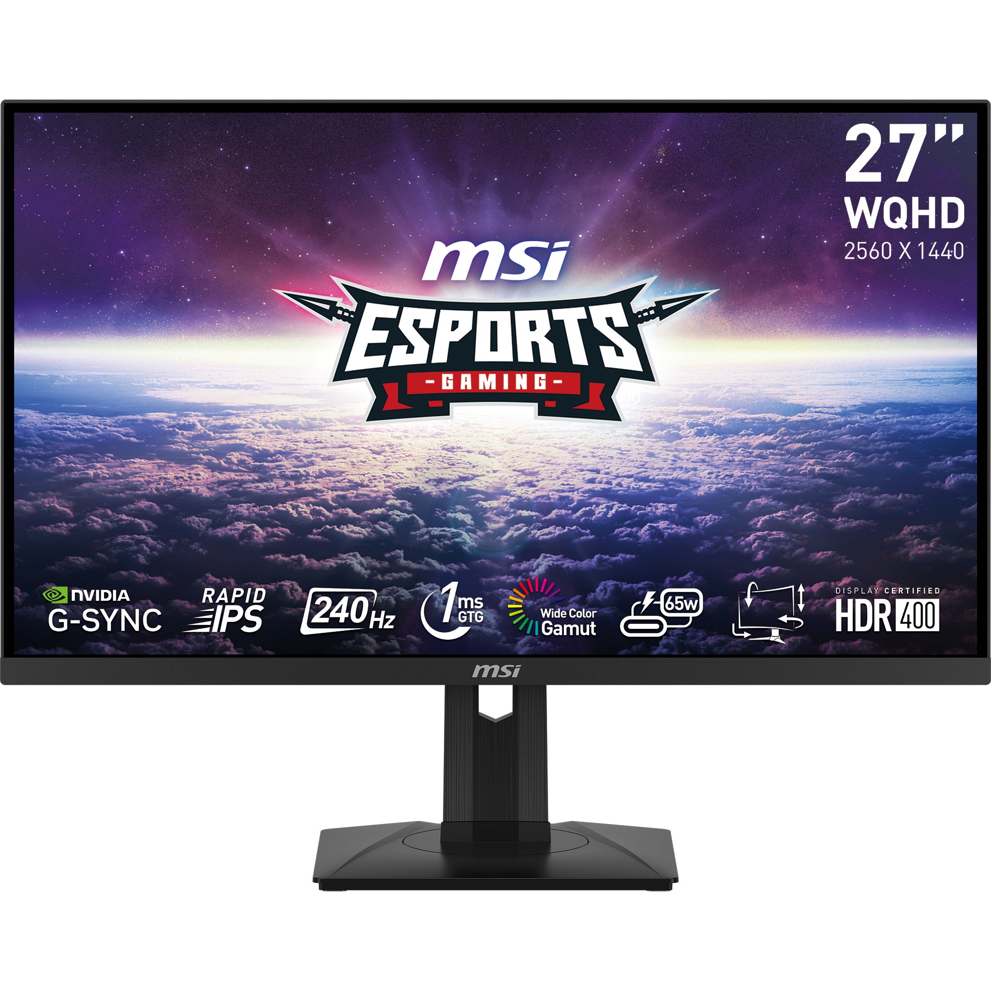 www.electricalstuff.se ElectricalStuff.se MSI G274QPXDE platta pc-skärmar 68,6 cm (27") 2560 x 1440 pixlar Wide Quad HD LC