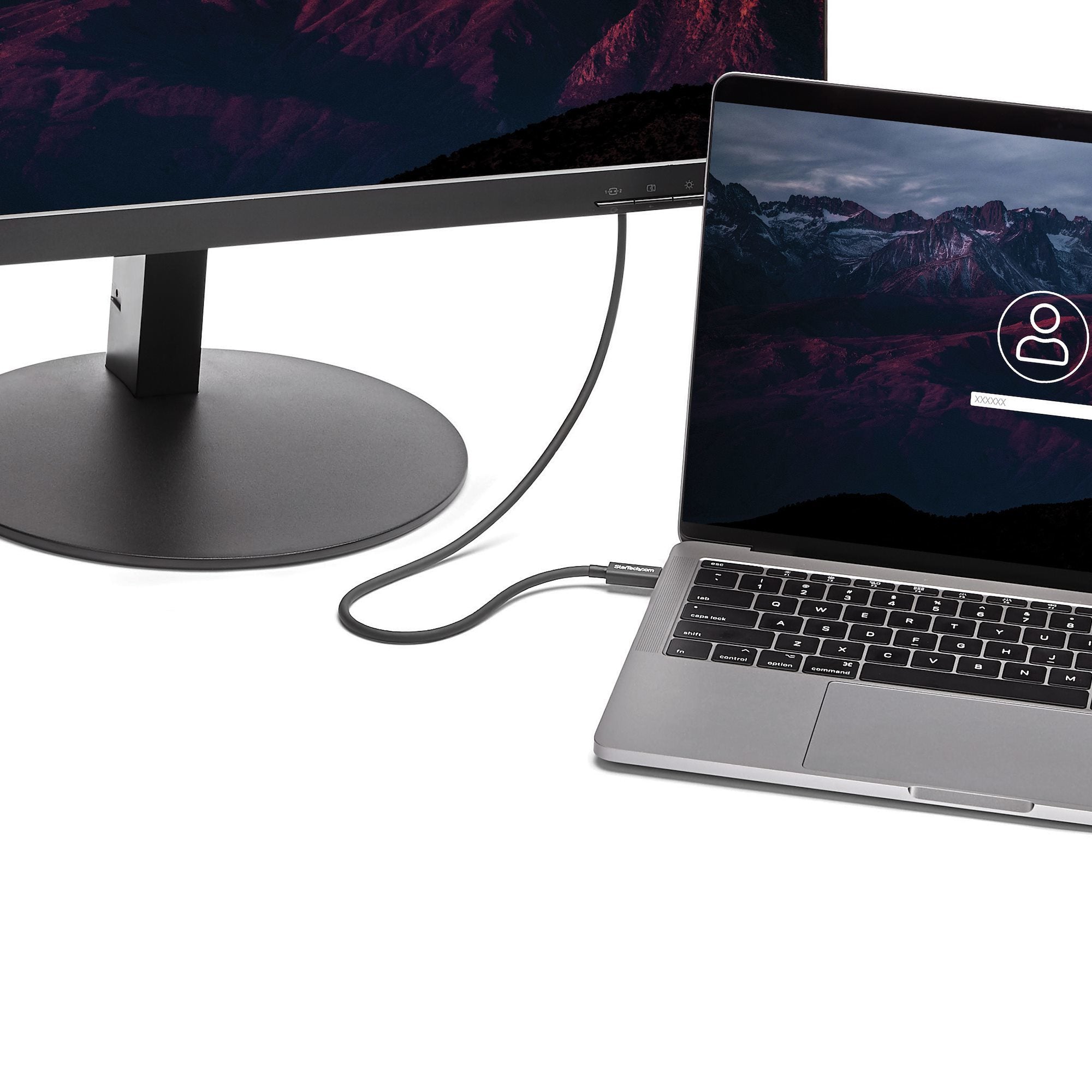 erbolt-Kablar 50 cm lång Thunderbolt 3-kabel, 40 Gbps, 100 W PD, 4K/5K, Thunderbolt-certifierad, kompatibel med Thunderbol