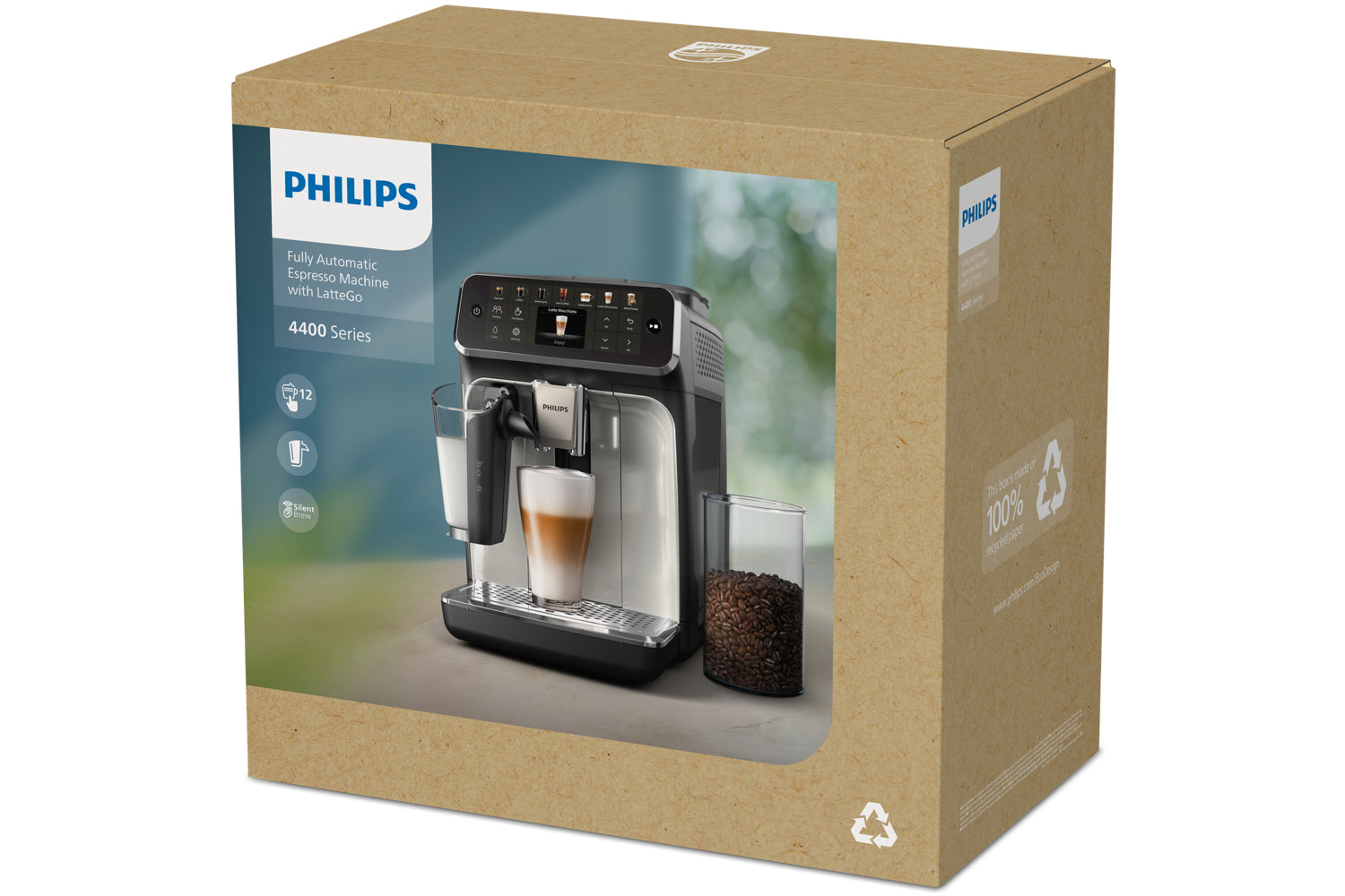 P4449/70 8720389032196 Kaffemaskiner EP4449/70 www.electricalstuff.se ElectricalStuff.se Philips EP4449/70 kaffemaskin H