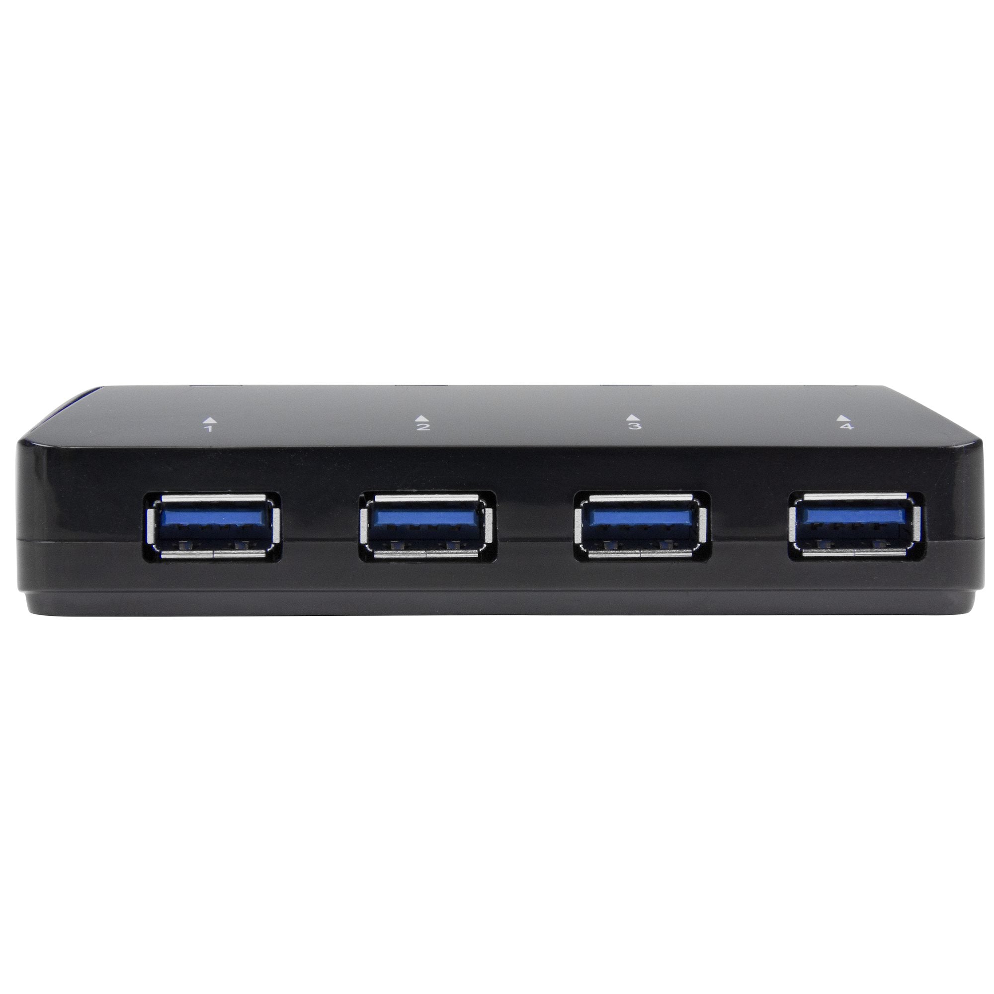 2,4 A-port StarTech.com ST53004U1C 0065030861700|065030861700 Gränssnittshubbar USB 3.0-hub med 4 portar plus dedicerad l