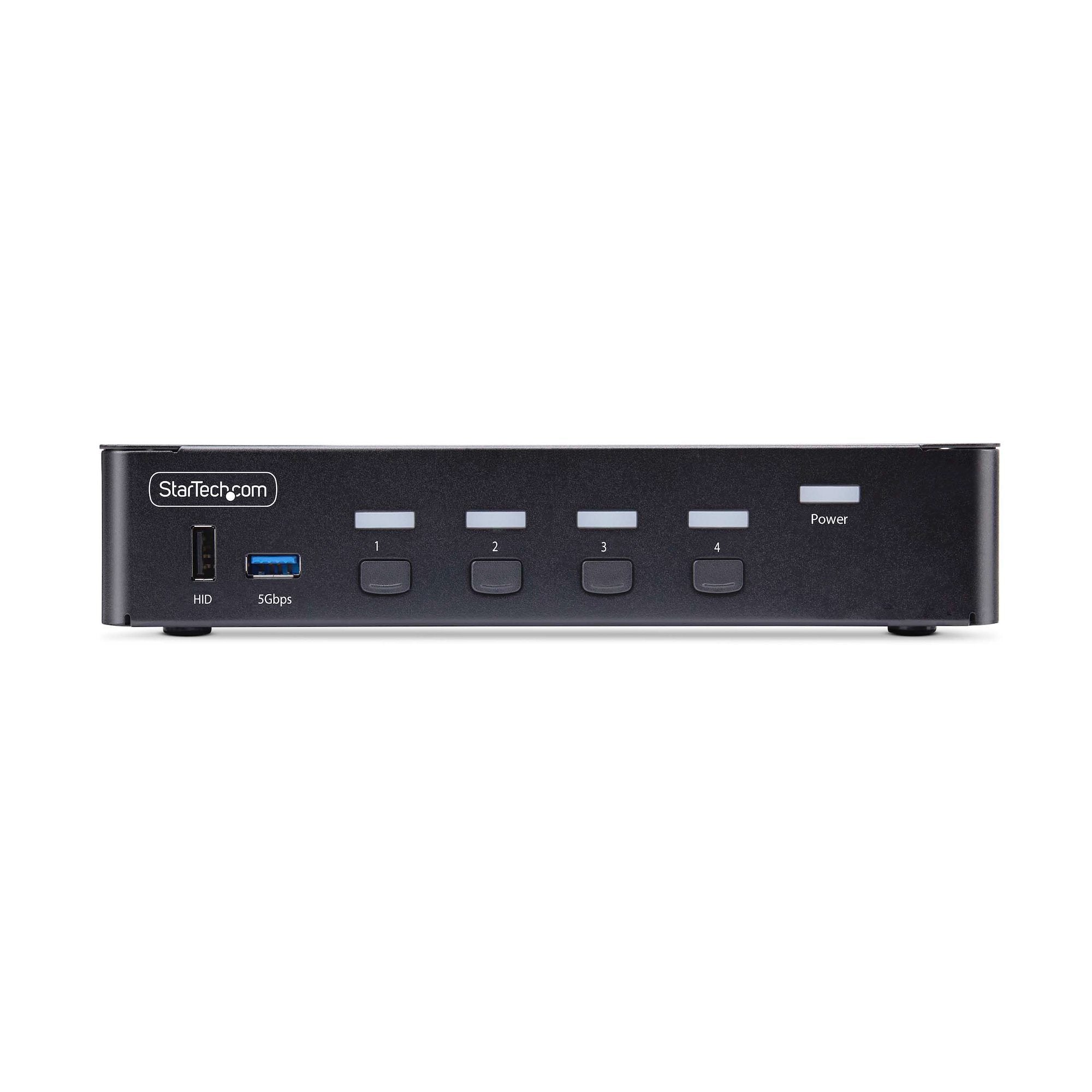 StarTech.com D86A2-4-PORT-8K-KVM 0065030893206|065030893206 KVM-Switchar 4-ports DisplayPort KVM-switch, 8K 60 Hz/4K 144 H
