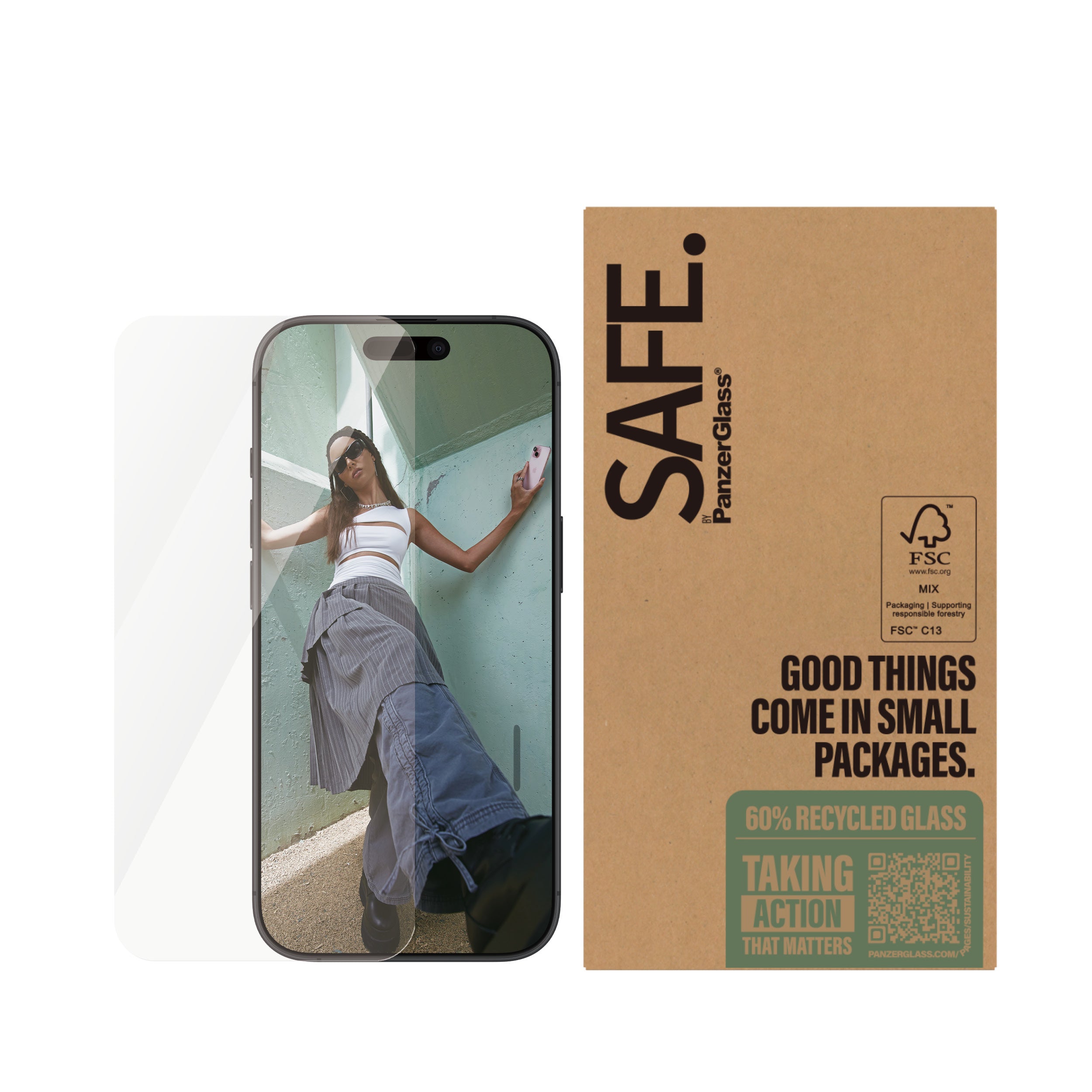 15685002663 Övrigt SAFE by PG Scrn iPhone 16P 6.3Inch UWF www.electricalstuff.se ElectricalStuff.se PanzerGlass SAFE by