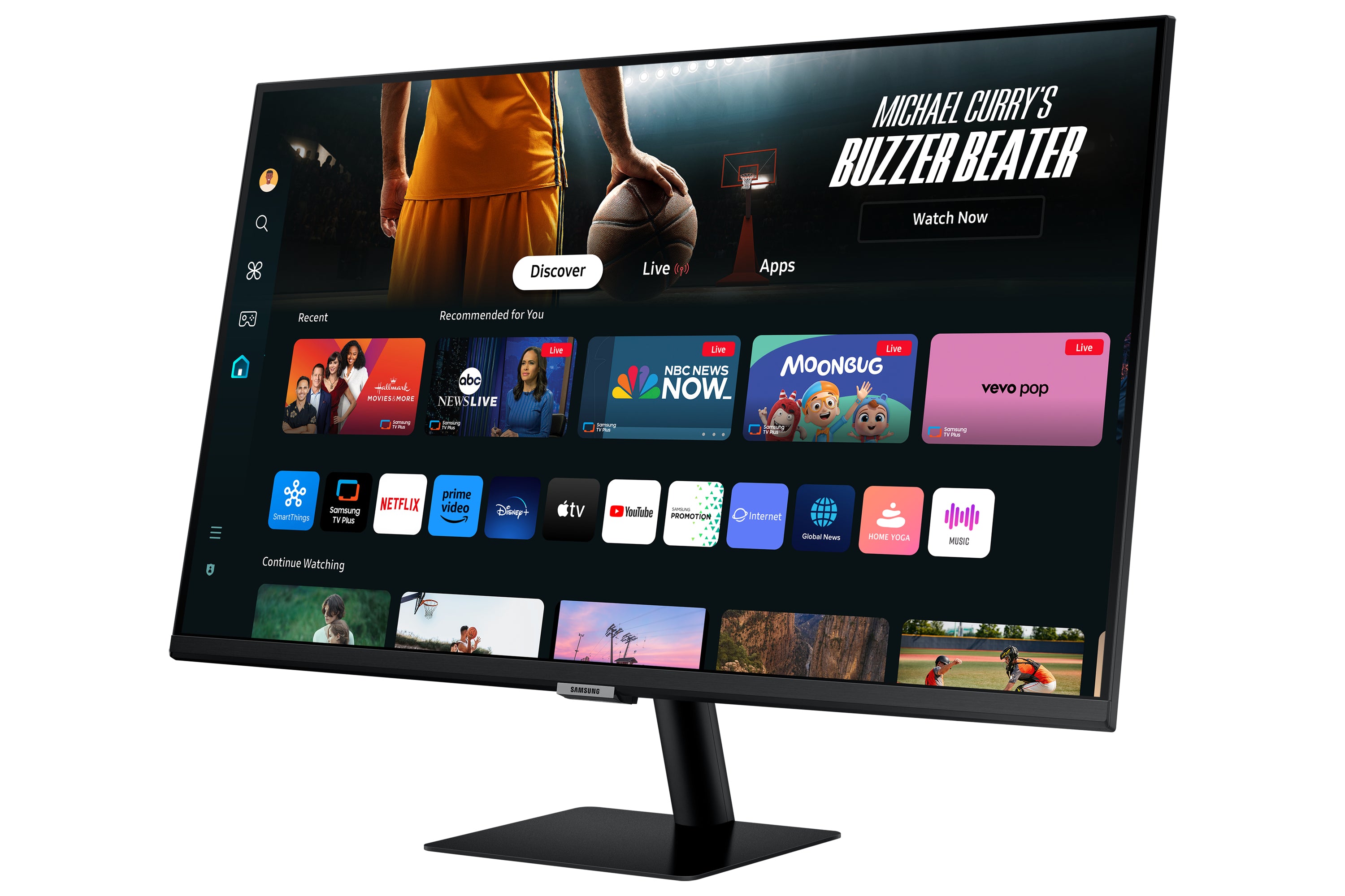 Svart Samsung LS32DM702UUXDU 8806095547046 Platta Pc-Skärmar Smart Monitor M70D www.electricalstuff.se ElectricalStuff.se