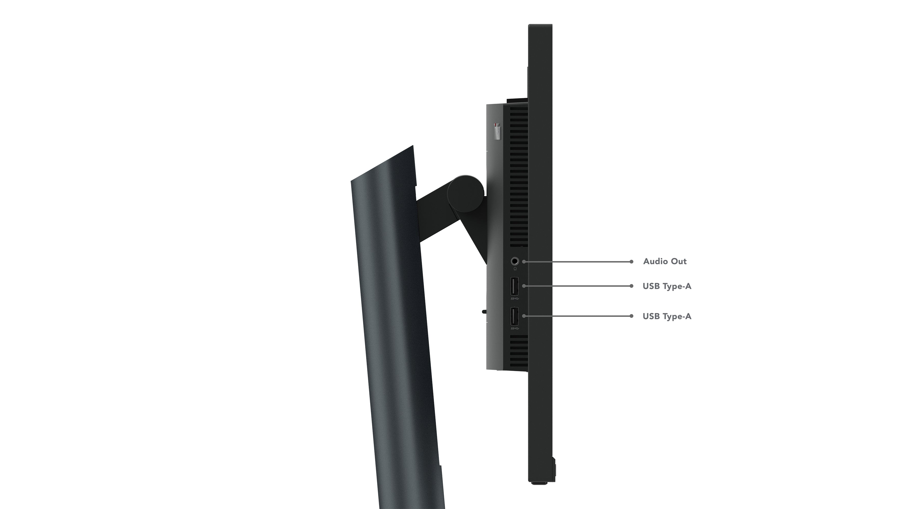 icalStuff.se Lenovo ThinkVision P24q-30 LED display 60,5 cm (23.8") 2560 x 1440 pixlar Quad HD Svart Lenovo 63B4GAT6EU 019