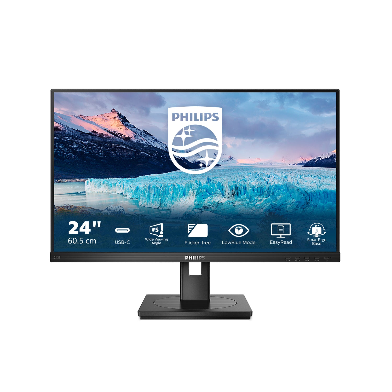 ll HD LCD Svart Philips 243S1/00 8712581784744|0609585254886|609585254886 Platta Pc-Skärmar S Line 243S1/00 www.electricals
