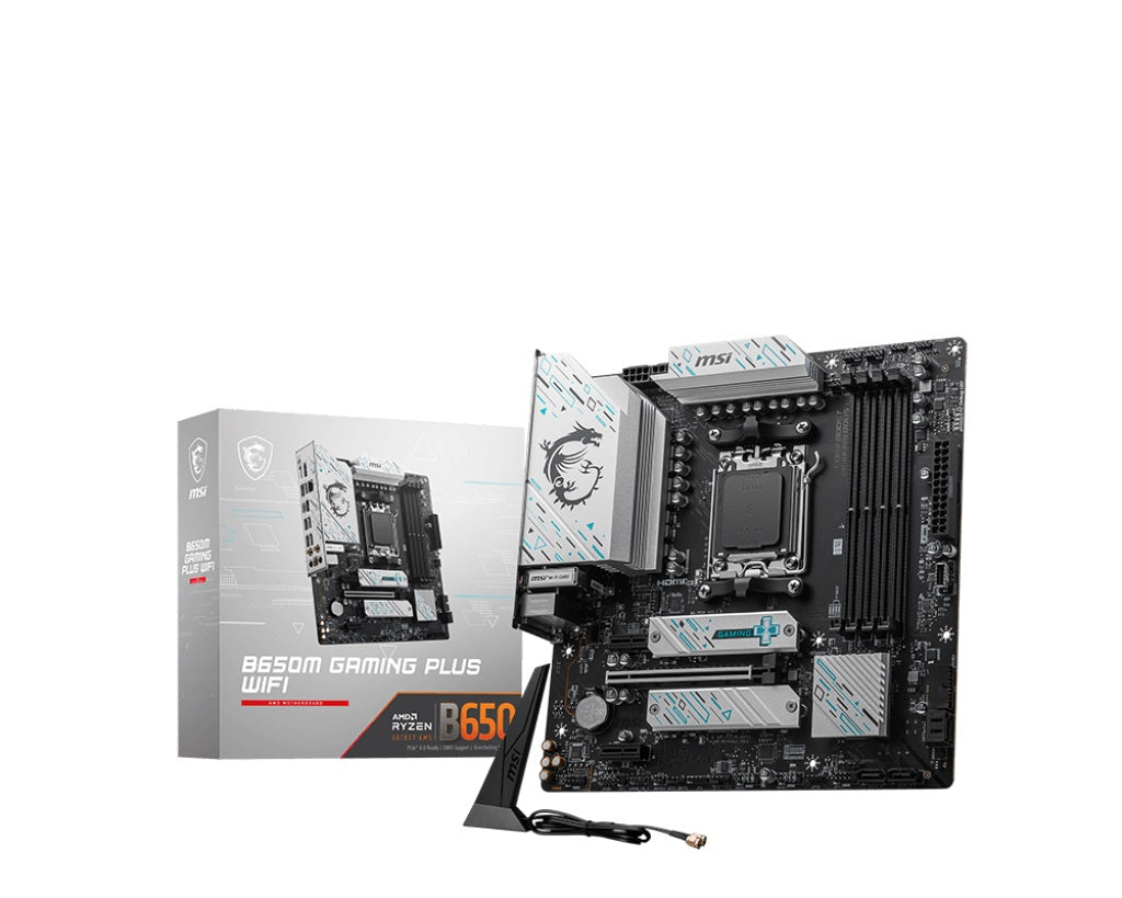www.electricalstuff.se ElectricalStuff.se MSI B650M GAMING PLUS WIFI moderkort AMD B650 AM5-sockel micro ATX MSI B650M GAM