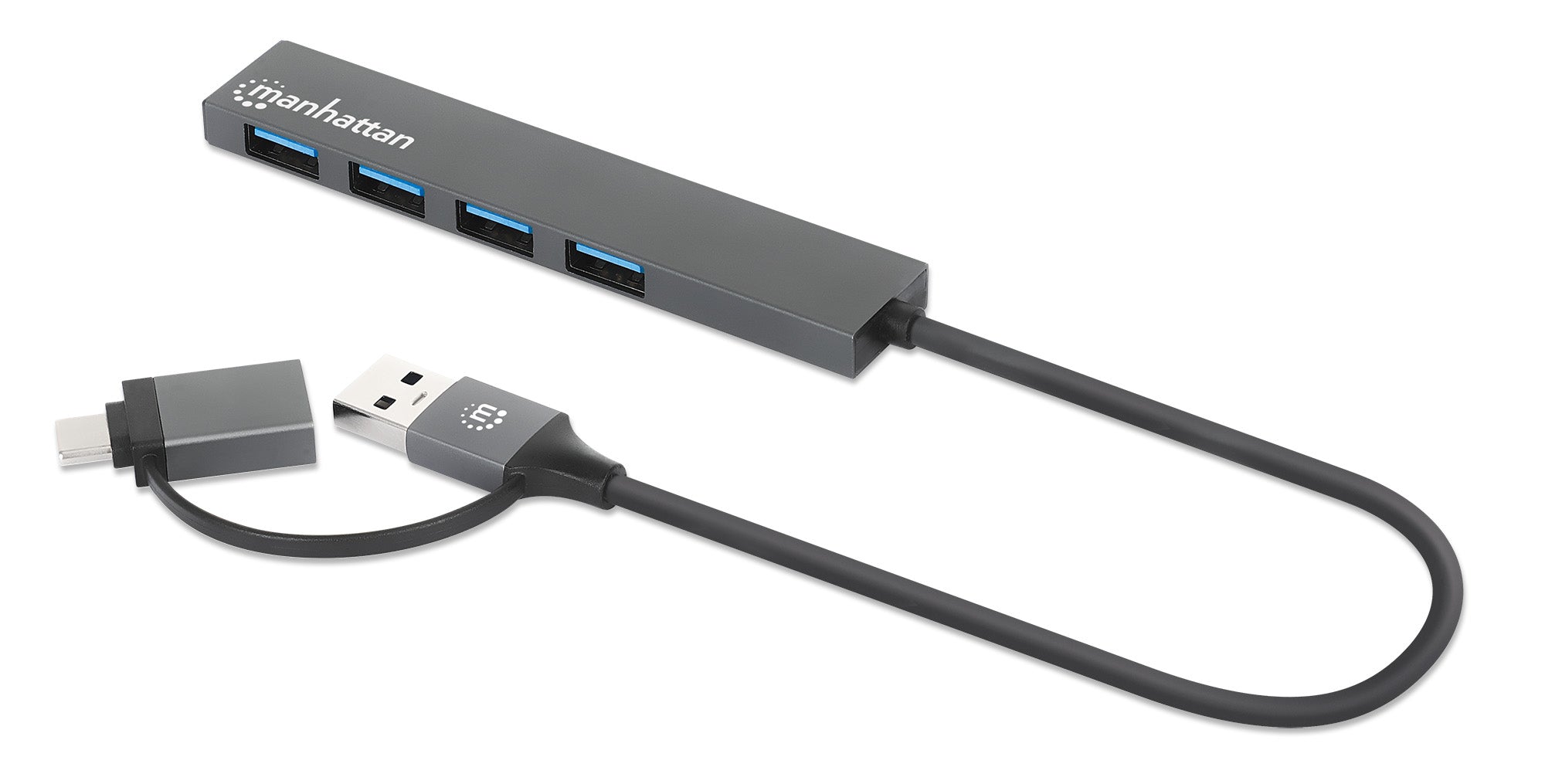 www.electricalstuff.se ElectricalStuff.se Manhattan 181006 gränssnittshubbar USB 3.2 Gen 1 (3.1 Gen 1) Type-A 5000 Mbit/s