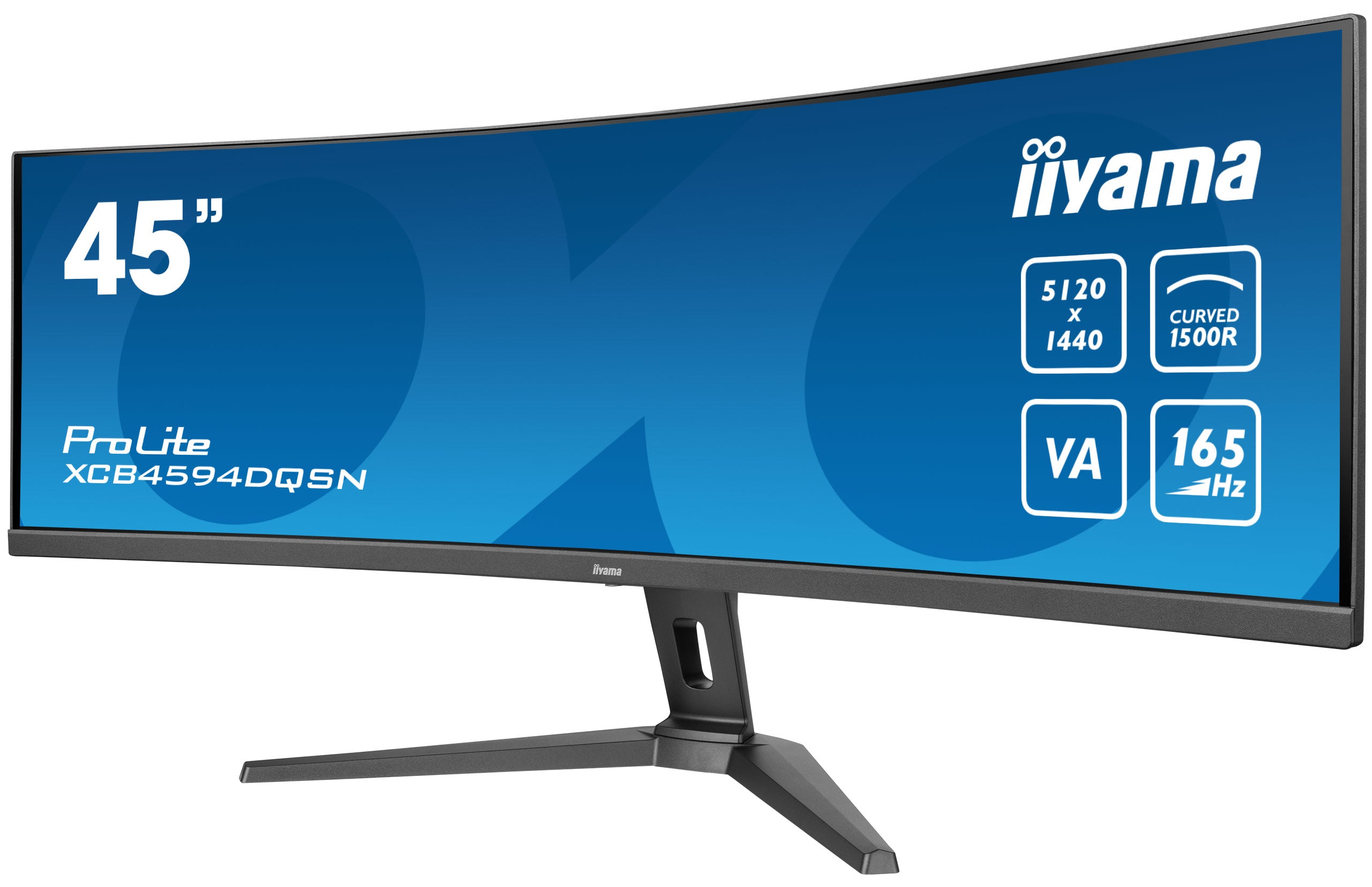 440 pixlar Dual QHD LED Svart iiyama XCB4594DQSN-B1 4948570122271 Platta Pc-Skärmar G-MASTER 45"LCD Curved Bus. UWQHD www.e