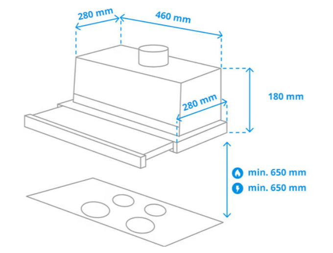 ung NK24M1030IS/UR 8806088911175 Köksfläktar NK24M1030IS www.electricalstuff.se ElectricalStuff.se Samsung NK24M1030IS H