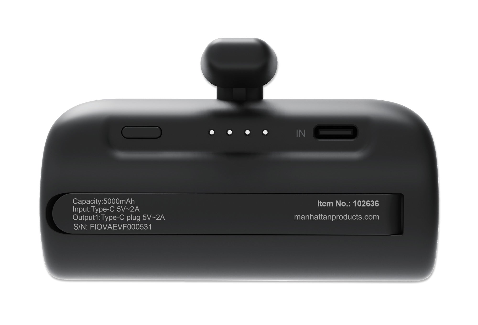 e ElectricalStuff.se Manhattan 102636 basstationer Litium-Ion (Li-Ion) 5000 mAh Svart Manhattan 102636 0766623102636|76662