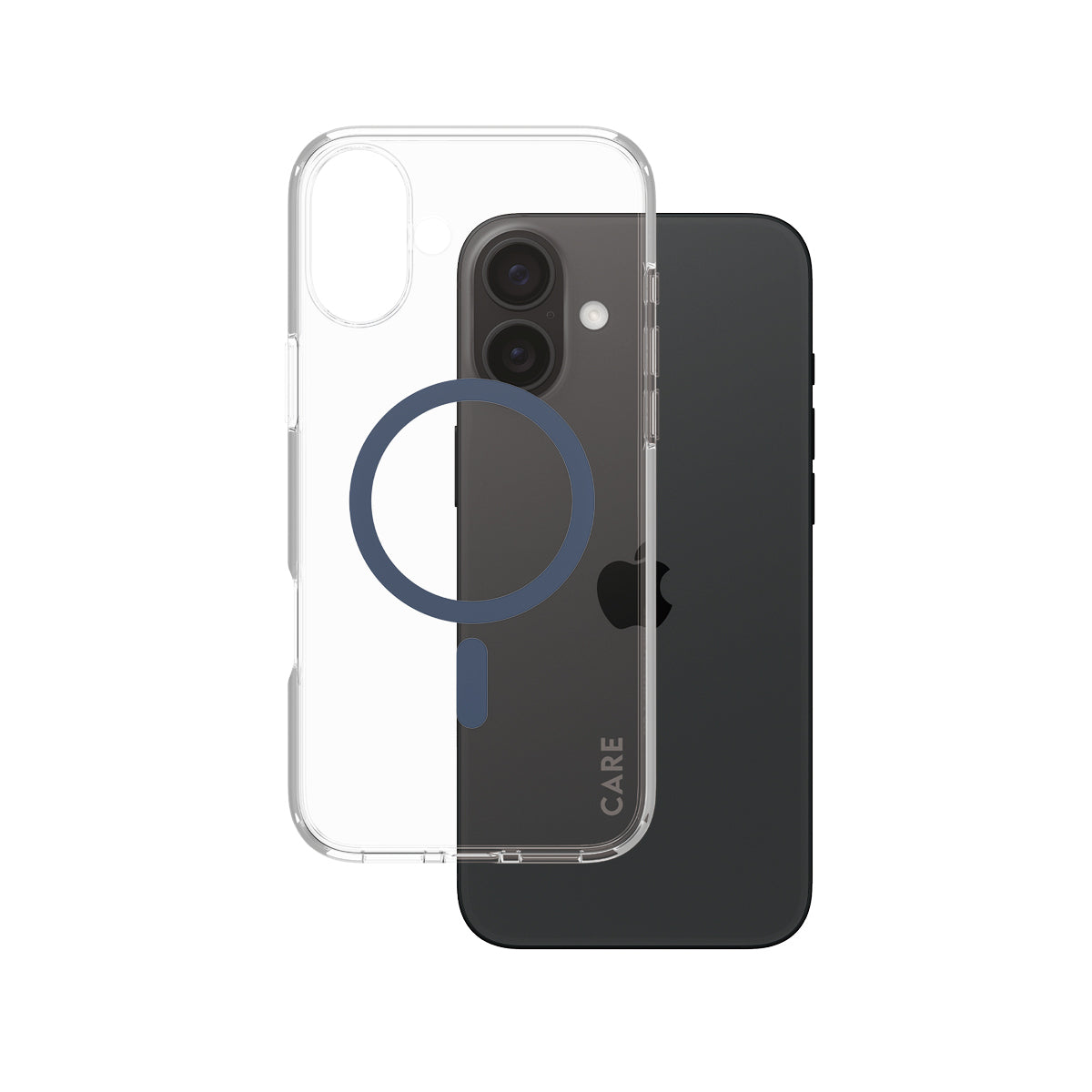 www.electricalstuff.se ElectricalStuff.se PanzerGlass CARE by PG Blue MagSafe iPhone16 6.7 mobiltelefonfodral Omslag Trans