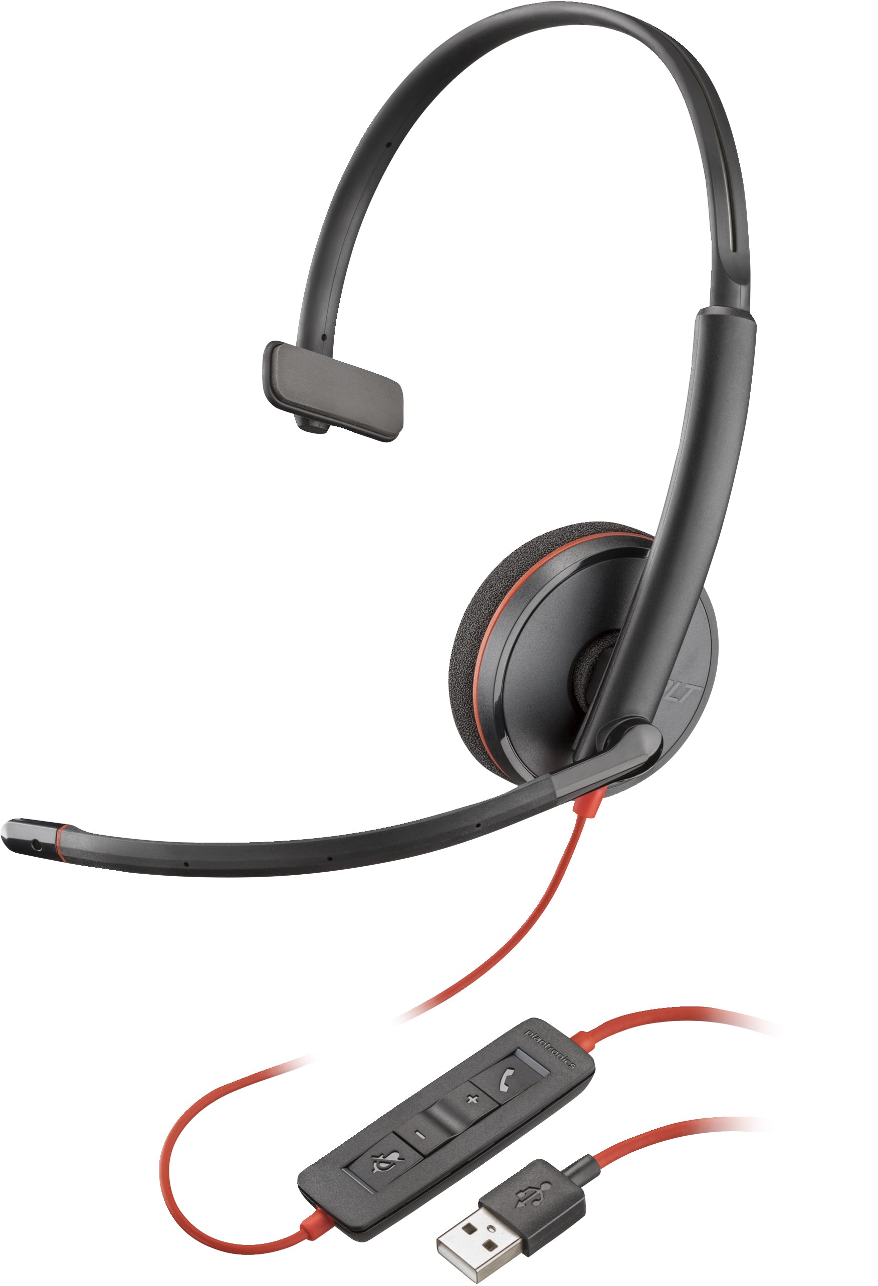 www.electricalstuff.se ElectricalStuff.se POLY Blackwire 3210 Monaural USB-A Headset (volymköp) POLY 80S01A6 0197497213775