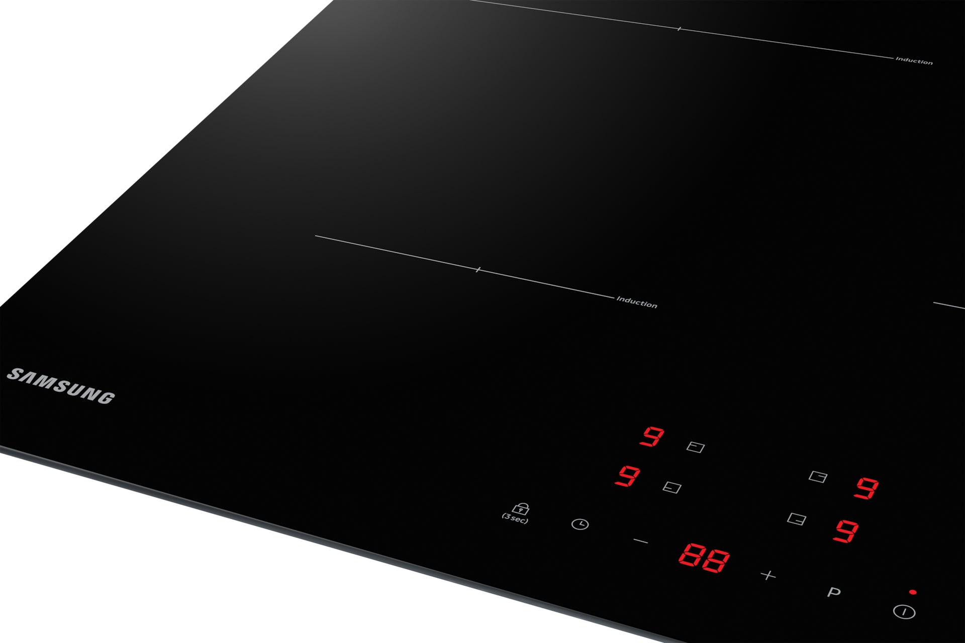 lstuff.se ElectricalStuff.se Samsung NZ64T3706A1 Svart Inbyggd 60 cm Induktionshäll med zon 4 zone(s) Samsung NZ64T3706A1/