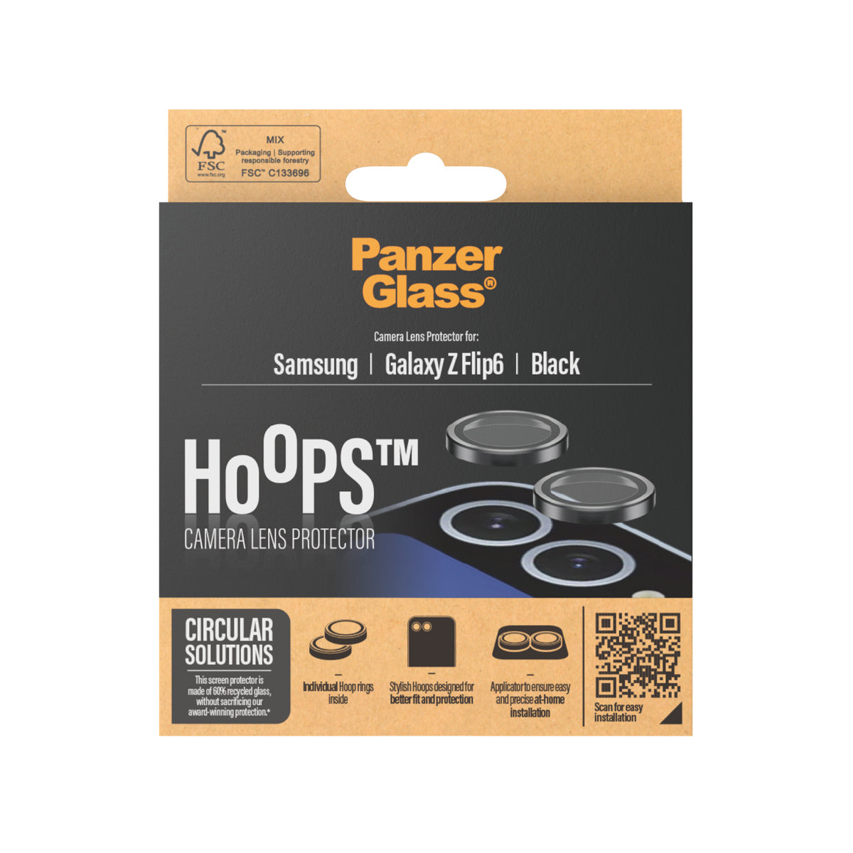 f.se ElectricalStuff.se PanzerGlass Lens Protector Rings HOOPS Genomskinligt skärmskydd Samsung 1 styck PanzerGlass 7372 5