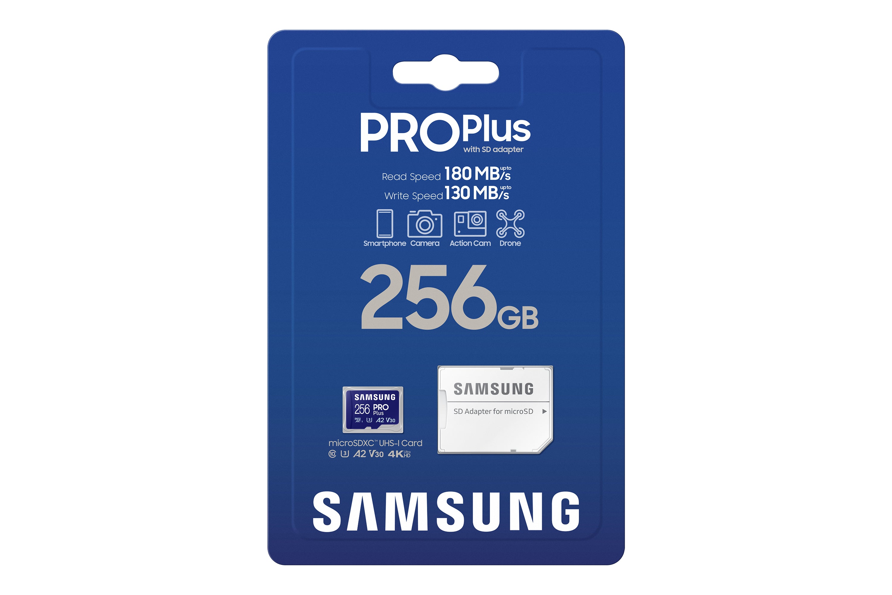 MB-MD256SA/EU 8806094788105 Flashminne PRO Plus MB-MD256SA/EU www.electricalstuff.se ElectricalStuff.se Samsung PRO Plus
