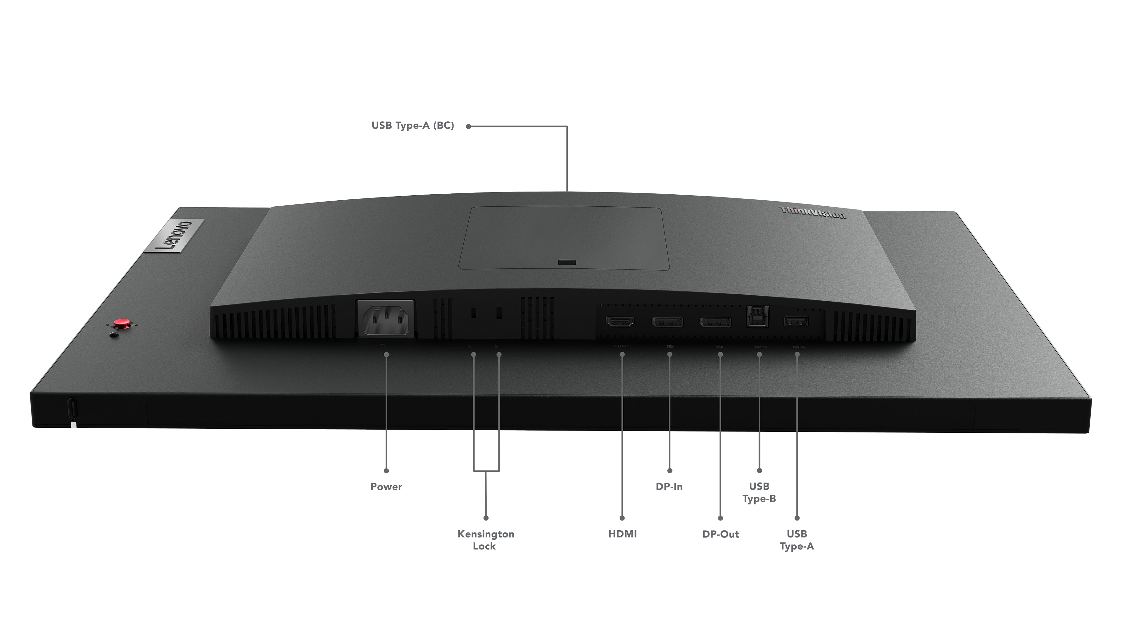 lectricalStuff.se Lenovo ThinkVision P24q-30 LED display 60,5 cm (23.8") 2560 x 1440 pixlar Quad HD Svart Lenovo 63B4GAT6E