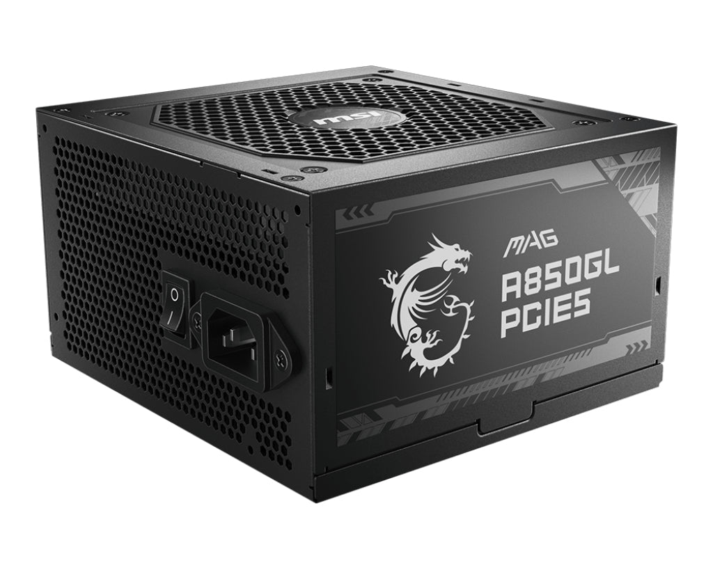 www.electricalstuff.se ElectricalStuff.se MSI MAG A850GL PCIE5 strömförsörjningsenheter 850 W 20+4 pin ATX ATX Svart MSI M