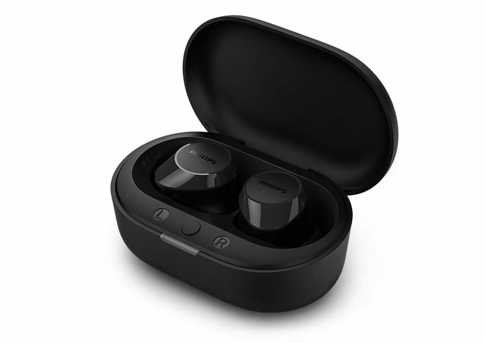 icalStuff.se Philips TAT1209BK/00 hörlur och headset True Wireless Stereo (TWS) I öra Samtal/musik Bluetooth Svart Philips
