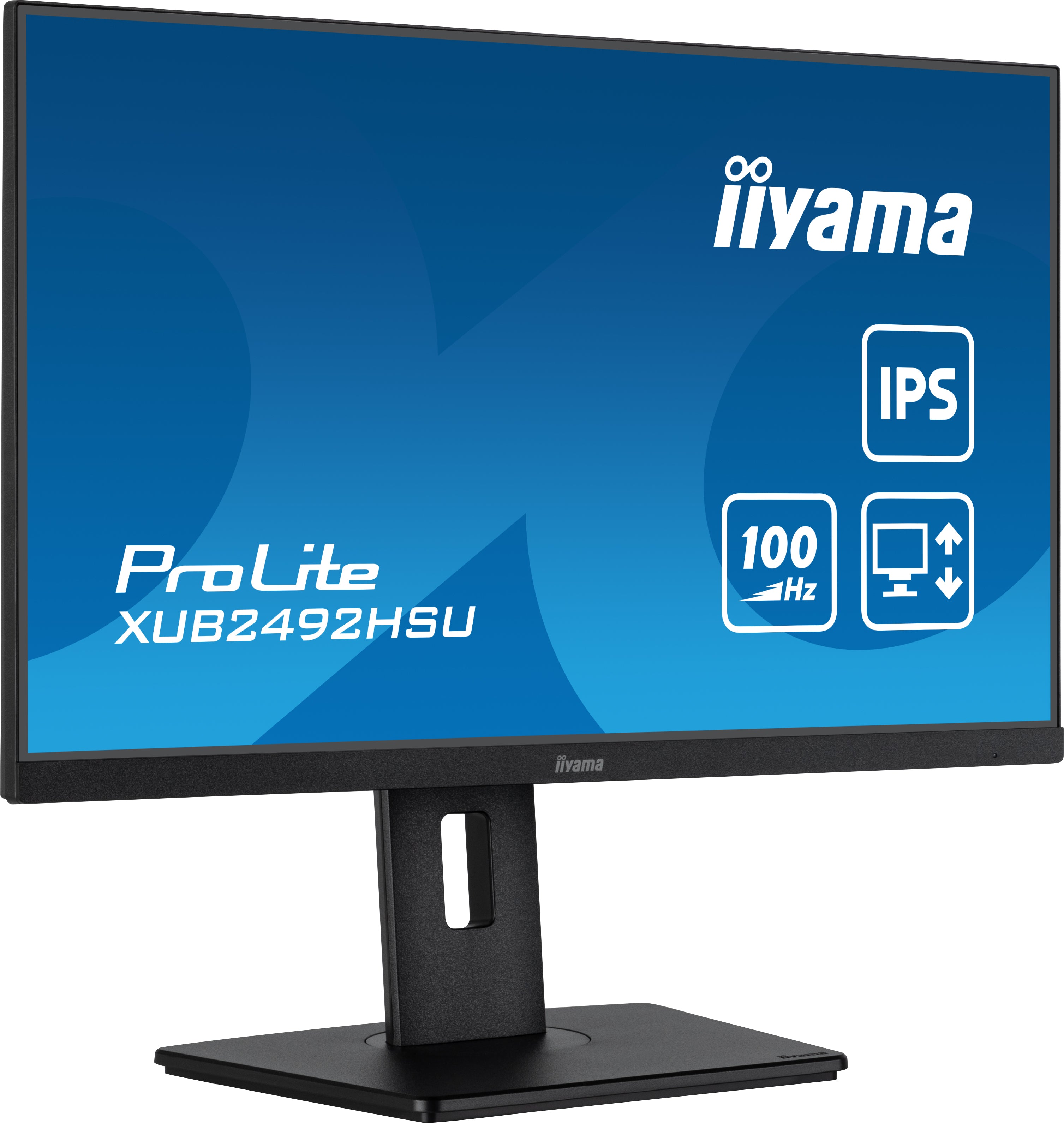 iiyama XUB2492HSU-B6 platta pc-skärmar 60,5 cm (23.8") 1920 x 1080 pixlar Full HD LED Svart iiyama XUB2492HSU-B6 494857012