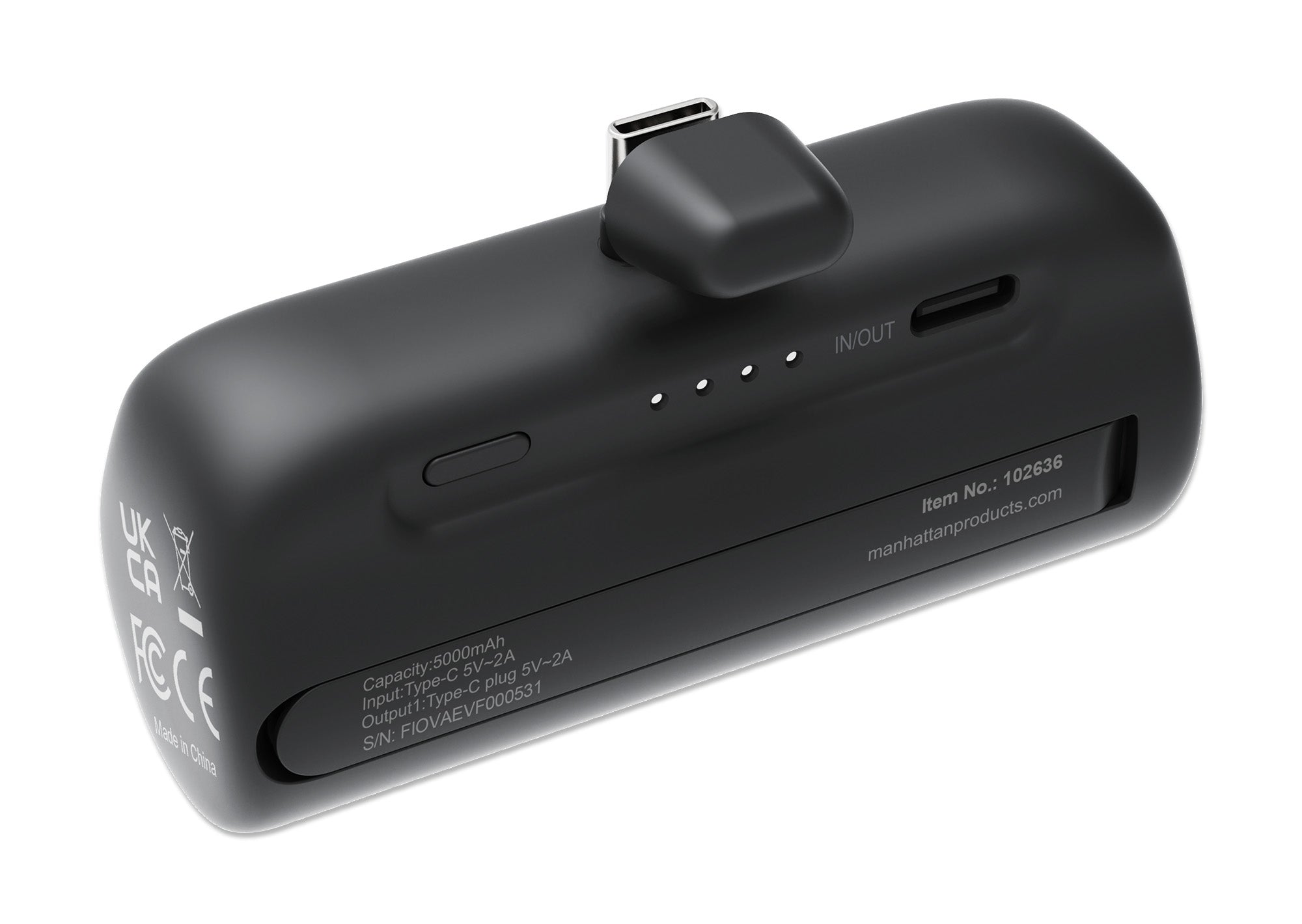 5000 mAh Svart Manhattan 102636 0766623102636|766623102636 Basstationer 102636 www.electricalstuff.se ElectricalStuff.se