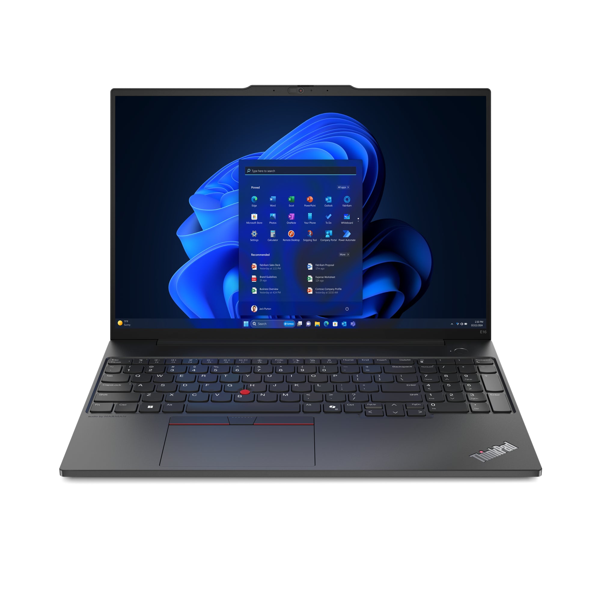 www.electricalstuff.se ElectricalStuff.se Lenovo ThinkPad E16 Intel Core Ultra 7 155H Bärbar dator 40,6 cm (16") WUXGA 16