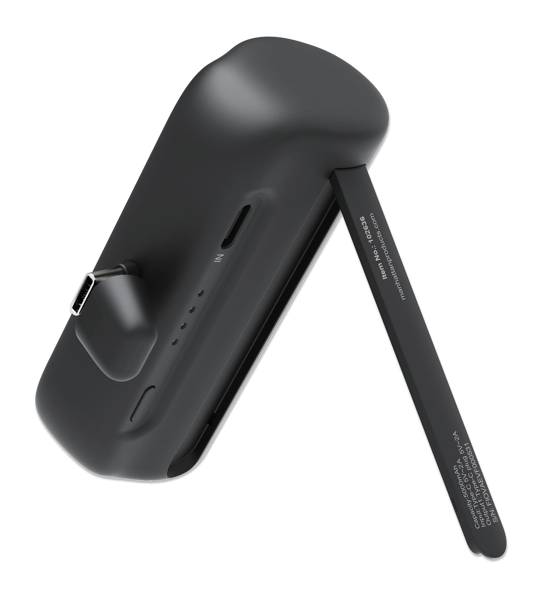 Manhattan 102636 basstationer Litium-Ion (Li-Ion) 5000 mAh Svart Manhattan 102636 0766623102636|766623102636 Basstationer