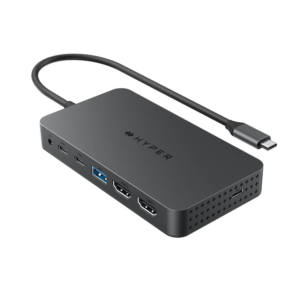 www.electricalstuff.se ElectricalStuff.se Targus HyperDrive Next Dual Kabel USB Type-C Grå Targus HD7002GL 6941921149093 D