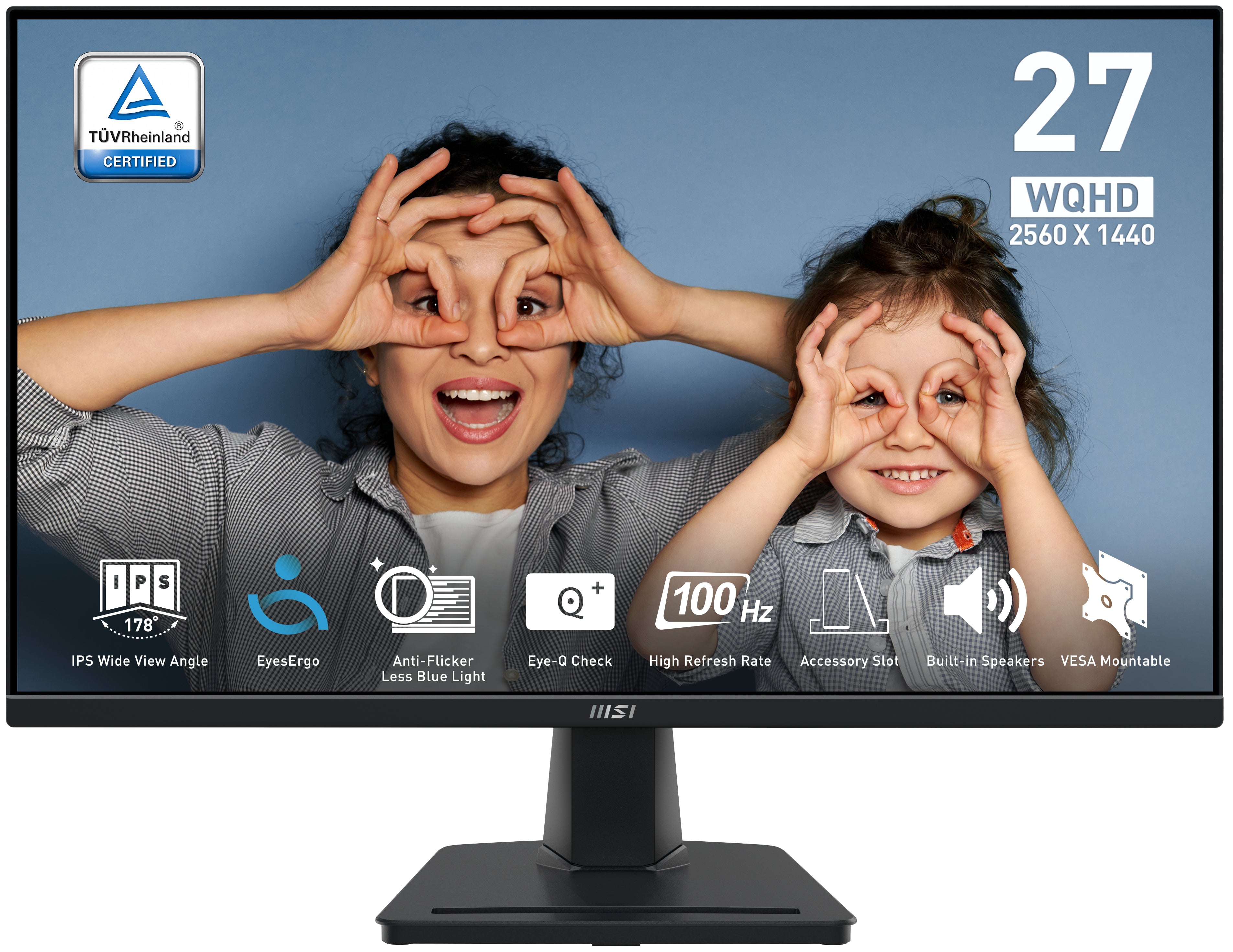 www.electricalstuff.se ElectricalStuff.se MSI Pro MP275Q platta pc-skärmar 68,6 cm (27") 2560 x 1440 pixlar Wide Quad HD L