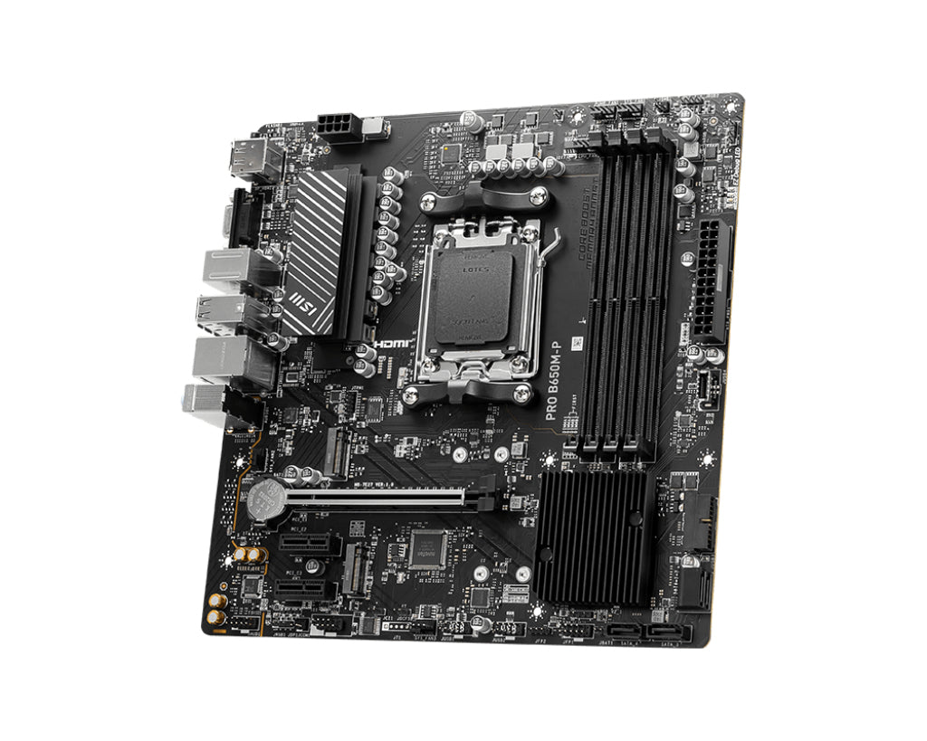 ort AMD B650 AM5-sockel micro ATX MSI PRO B650M-P 4711377100953|0824142324837|824142324837 Moderkort PRO B650M-P www.elect