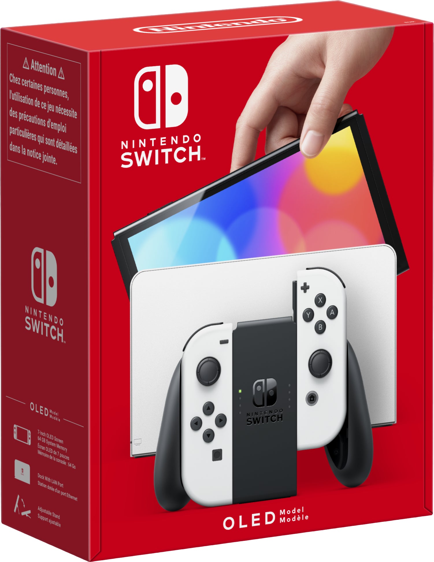 www.electricalstuff.se ElectricalStuff.se Nintendo Switch OLED bärbara spelkonsoller 17,8 cm (7") 64 GB Pekskärm Wi-Fi Vit