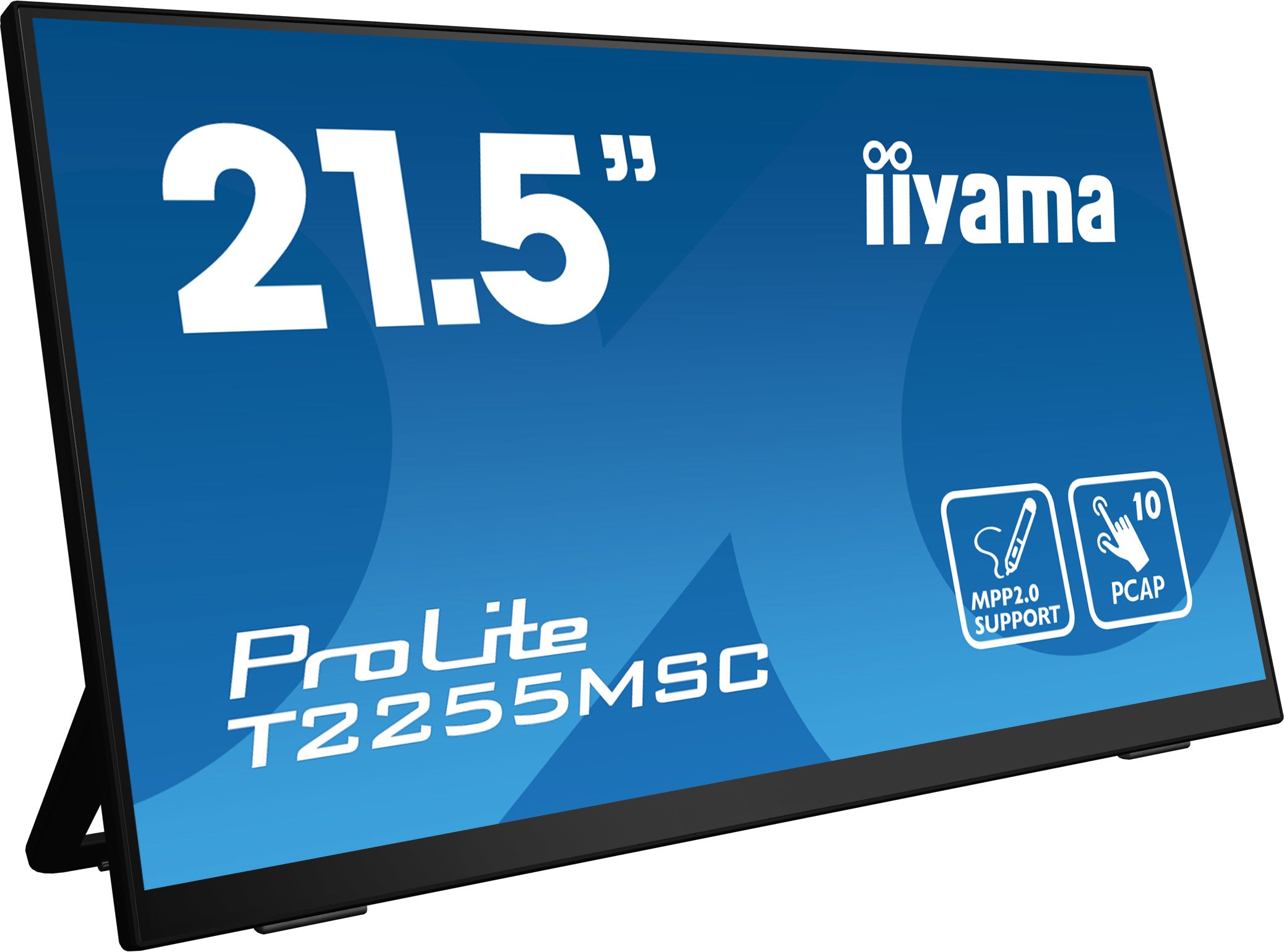 Full HD LCD Pekskärm Svart iiyama T2255MSC-B1 4948570121625 Platta Pc-Skärmar ProLite T2255MSC-B1 www.electricalstuff.se E