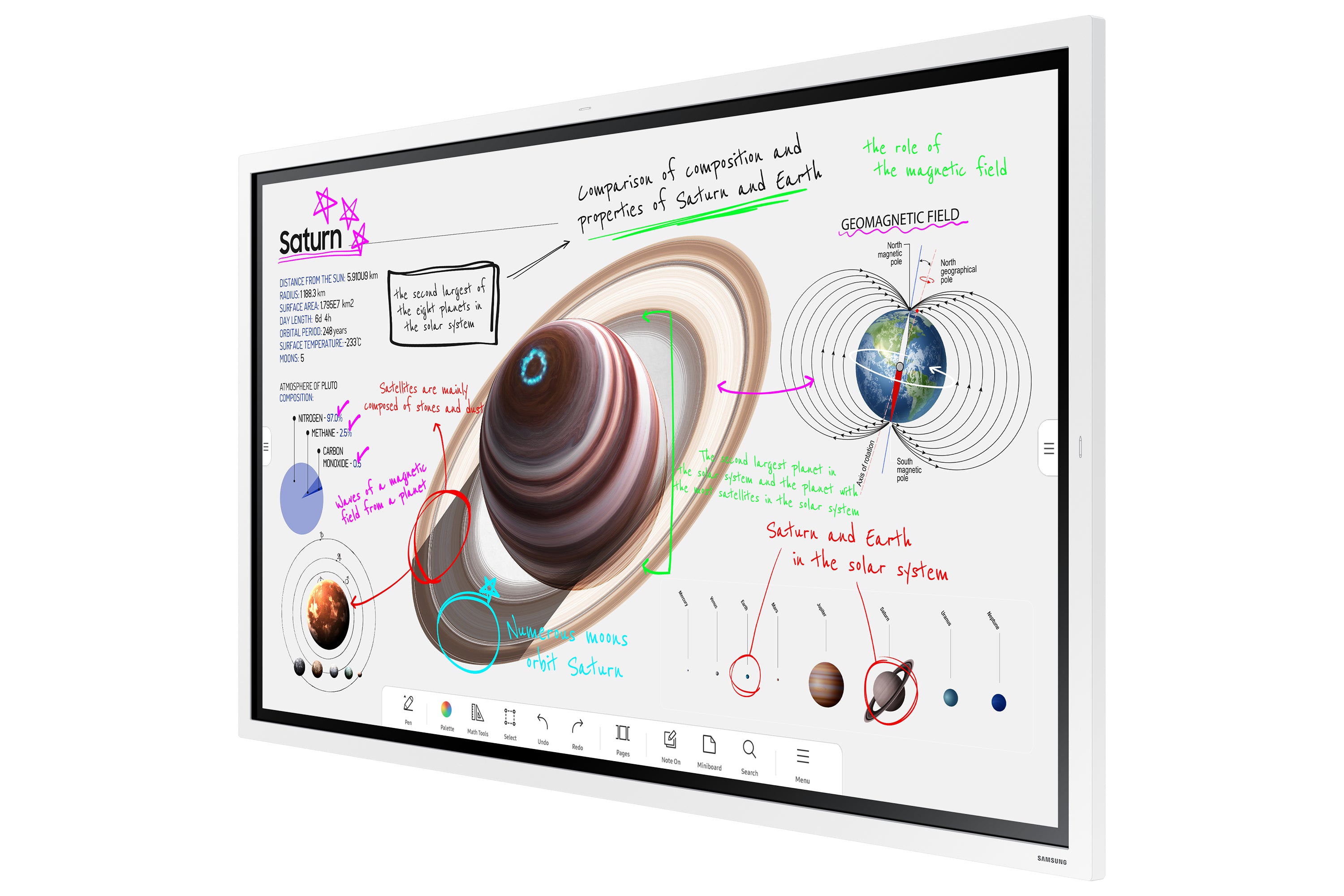 Grå, Vit Samsung LH55WMBWBGCXEN 8806094453386|8806094472486 Interaktiva Whiteboards Flip Pro WM55B www.electricalstuff.se E