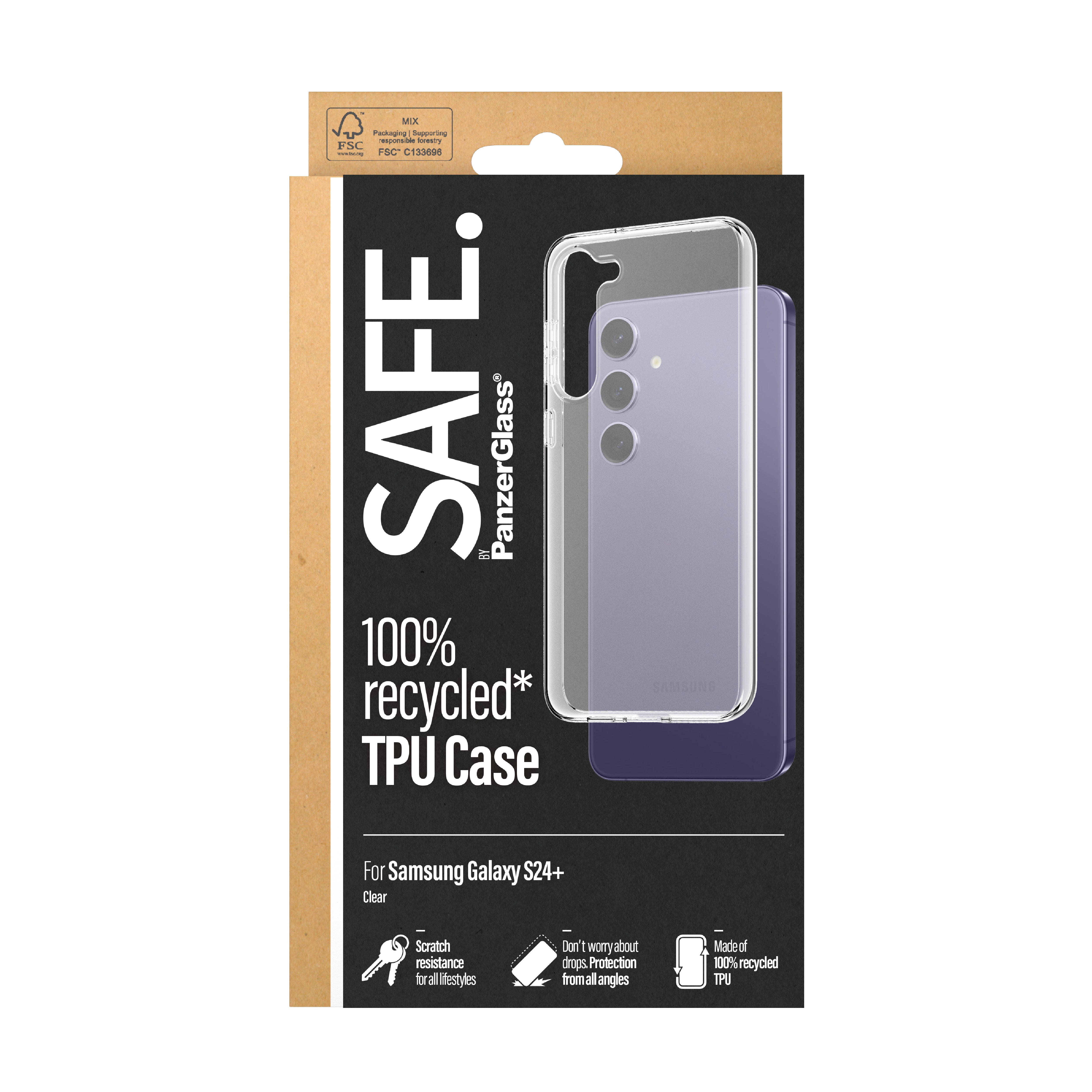 onfodral Omslag Transparent PanzerGlass SAFE95673 5711724956737 Mobiltelefonfodral SAFE95673 www.electricalstuff.se Electr