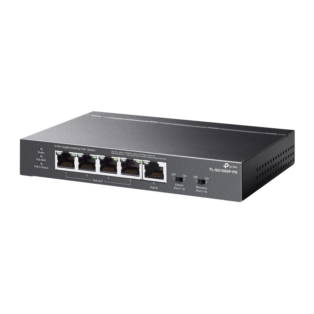 .electricalstuff.se ElectricalStuff.se TP-Link TL-SG1005P-PD nätverksswitchar Gigabit Ethernet (10/100/1000) Strömförsörjn