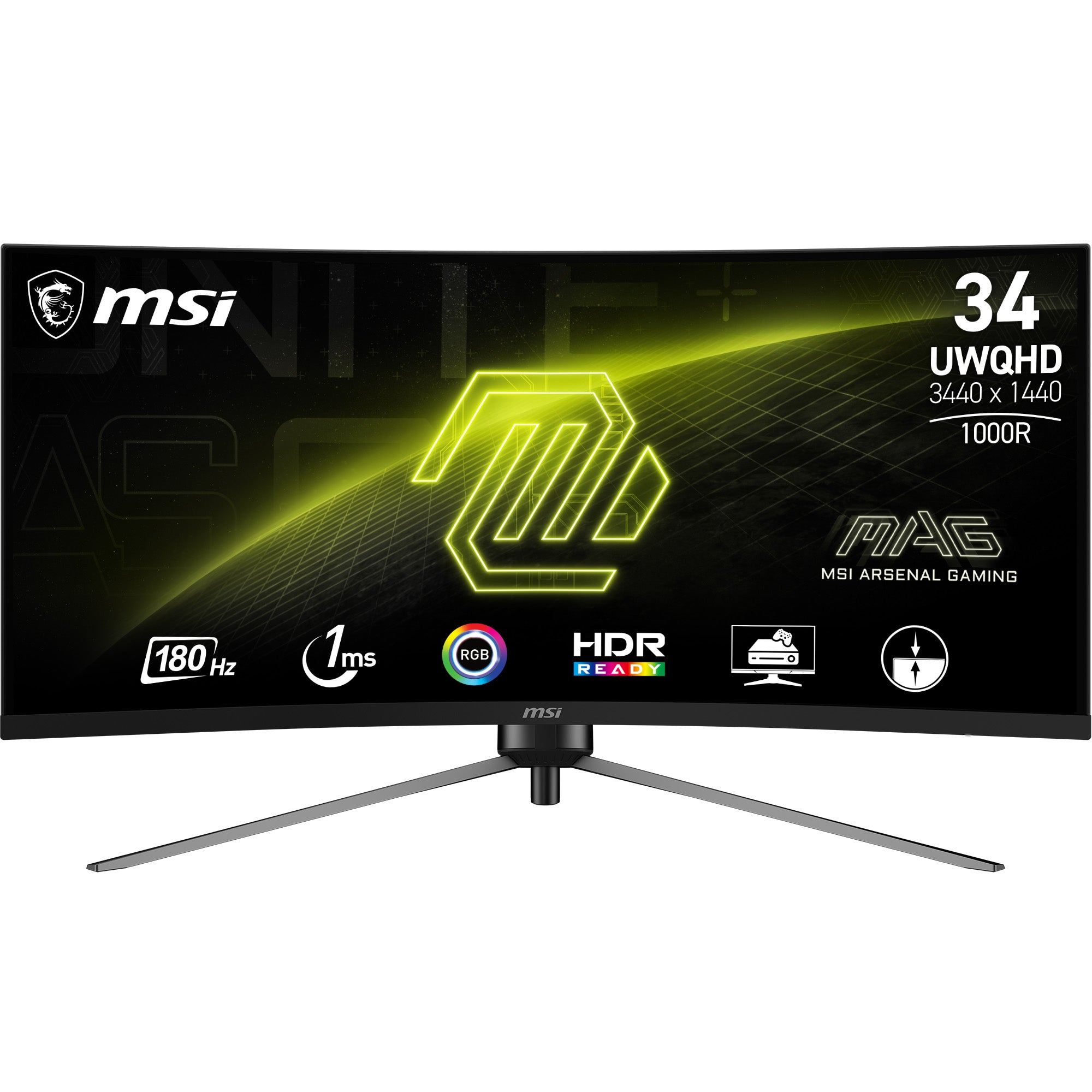 www.electricalstuff.se ElectricalStuff.se MSI MAG 345CQRDE platta pc-skärmar 86,4 cm (34") 3440 x 1440 pixlar UltraWide Du
