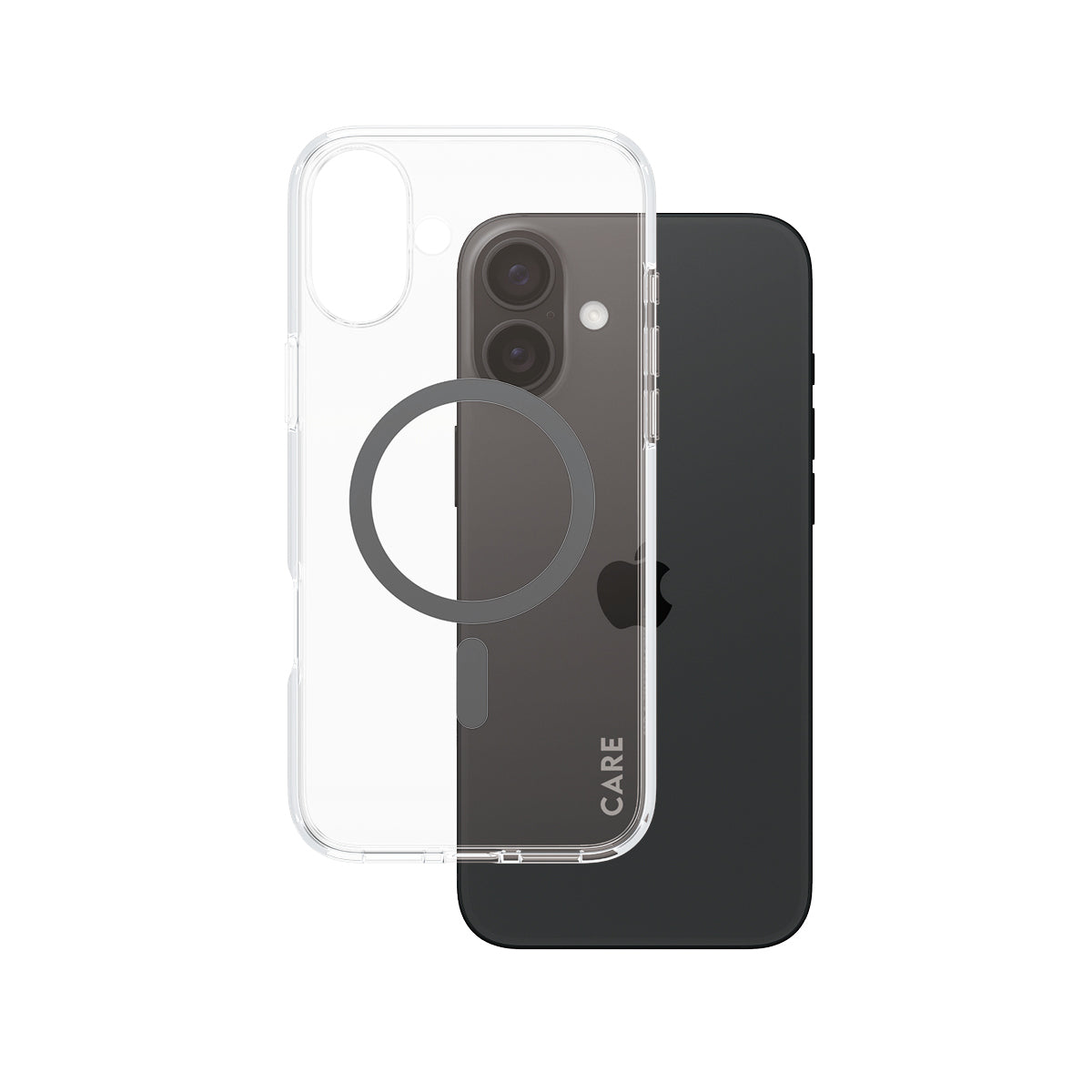 www.electricalstuff.se ElectricalStuff.se PanzerGlass CARE by PG BLK MagSafe iPhone16 6.7 mobiltelefonfodral Omslag Transp