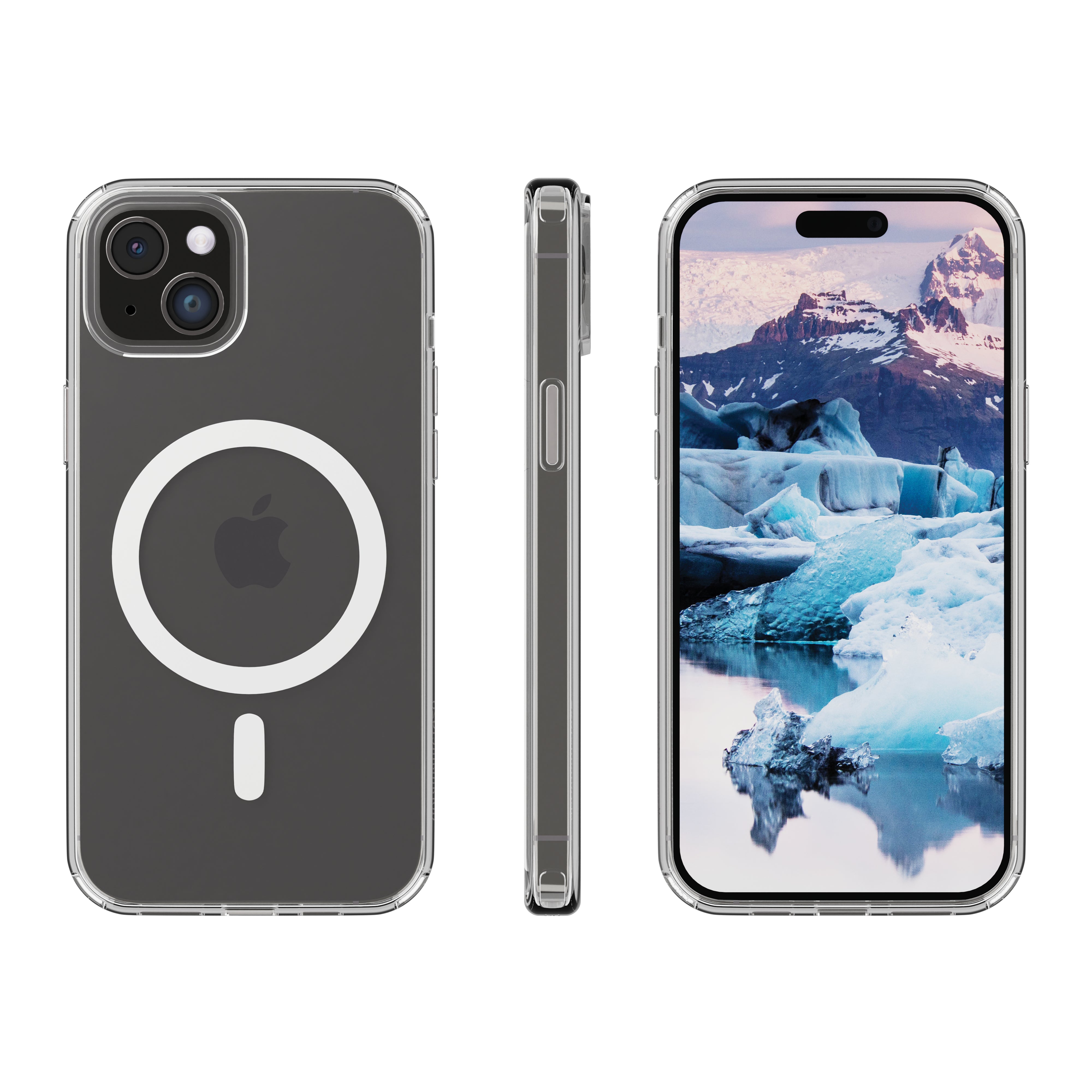 dbramante1928 Iceland Pro MagSafe mobiltelefonfodral Omslag Transparent, Vit dbramante1928 IM61CL001830 5711428018304 Mobilt