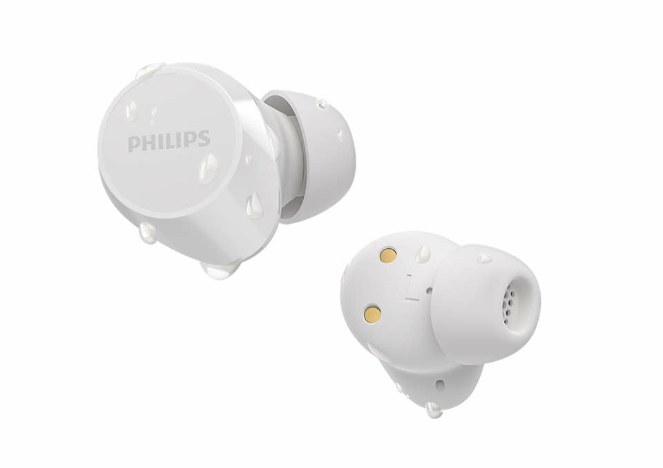 0 hörlur och headset True Wireless Stereo (TWS) I öra Samtal/musik Bluetooth Vit Philips TAT1209WT/00 4895229138063 Hörlurar